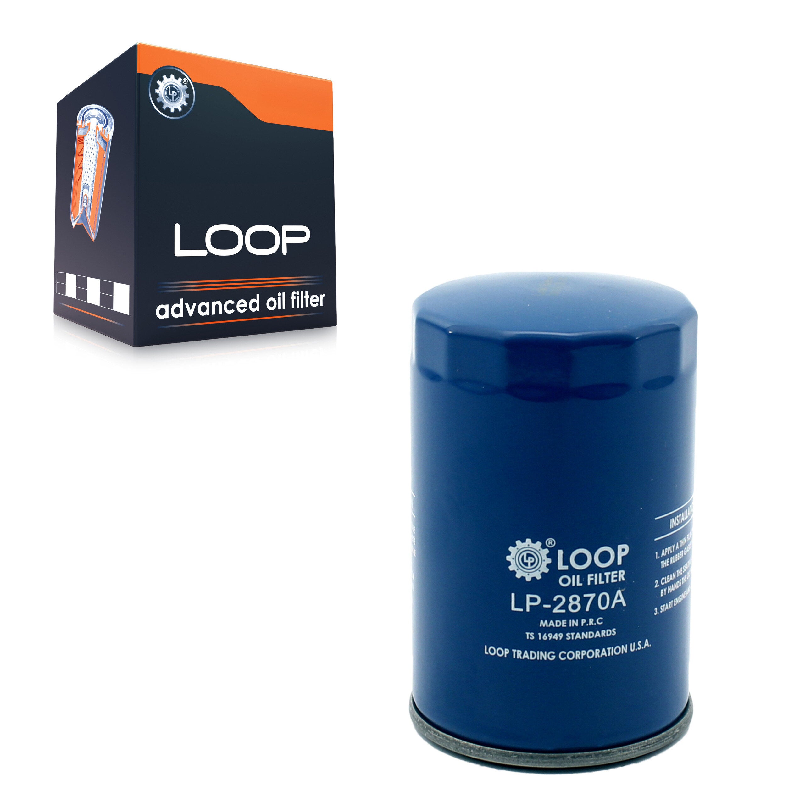 LOOP LOP-LP2870A Engine Oil Filter for 1980-2015 Volkswagen Jetta, Volkswagen Jetta City, Volkswagen Golf City - N/A