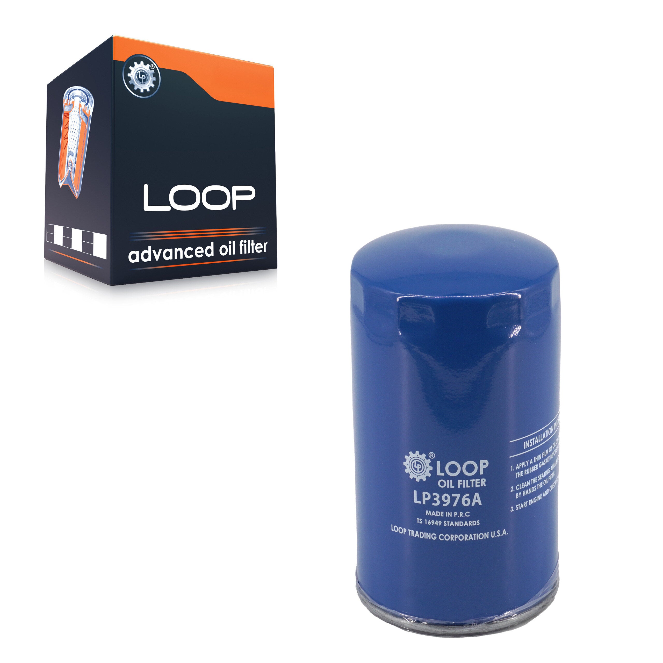 LOOP LOP-LP3976A Engine Oil Filter for 1986-2024 Ram 4500, Ram 5500, Ram 2500 - N/A