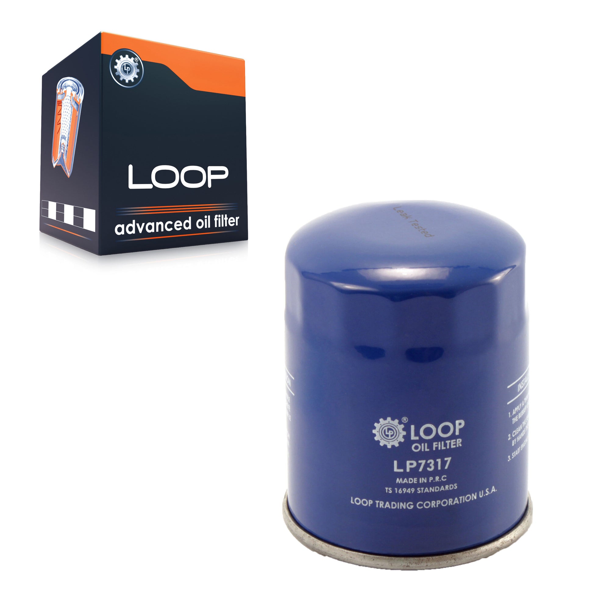 LOOP LOP-LP7317 Engine Oil Filter for 1992-2026 Acura ADX, Nissan Frontier, Acura Integra - N/A