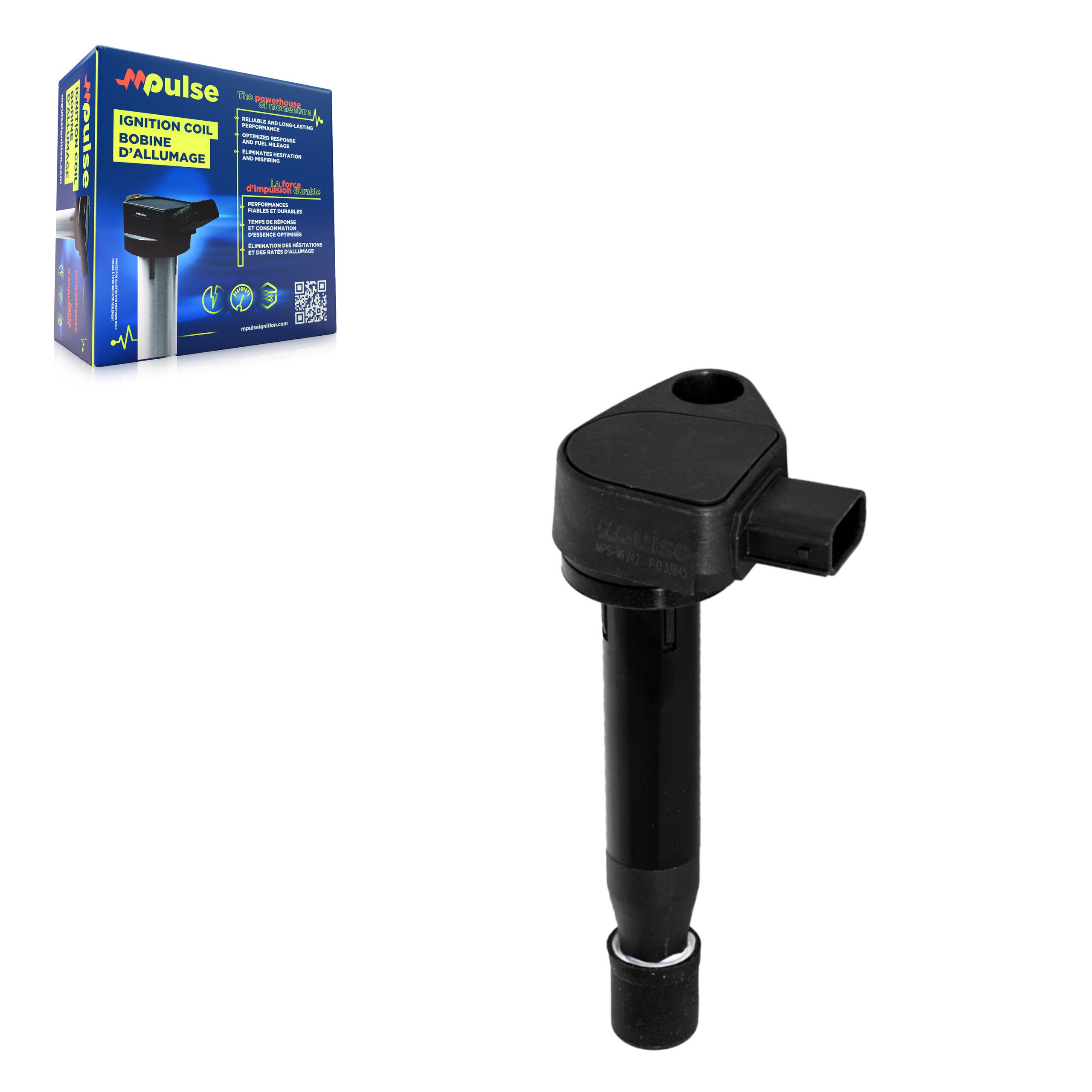 Mpulse MPS-MF242 Ignition Coil for 1999-2010 Honda Odyssey, Acura RL, Acura CL - N/A