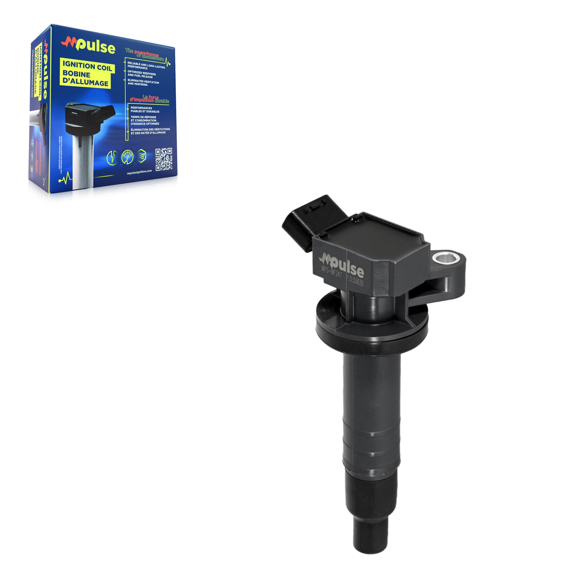 Mpulse MPS-MF247 Ignition Coil for 1999-2008 Pontiac Vibe, Toyota Corolla, Toyota Matrix - N/A