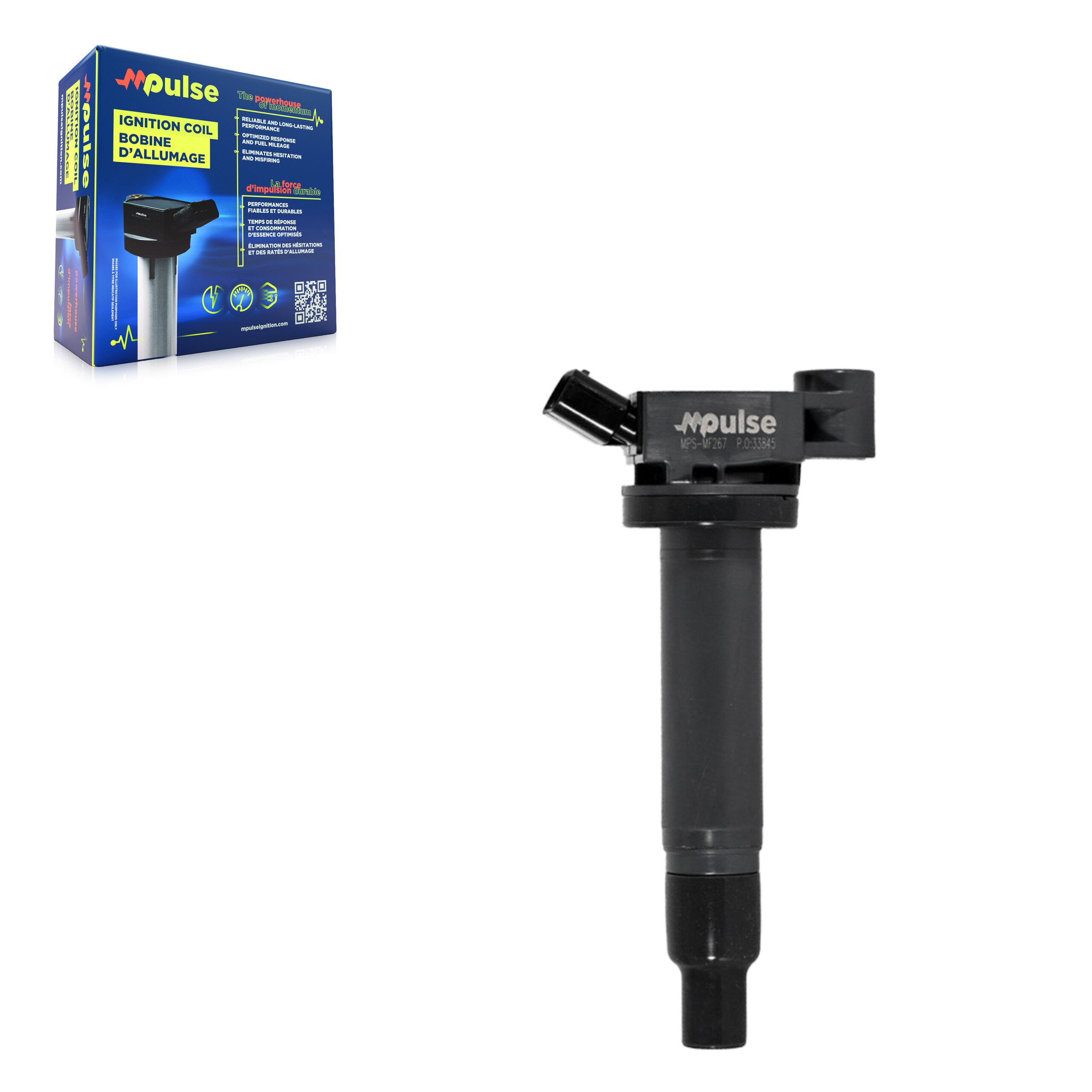 Mpulse MPS-MF267 Ignition Coil for 1999-2008 Toyota Solara, Lexus RX400h, Toyota Camry - N/A