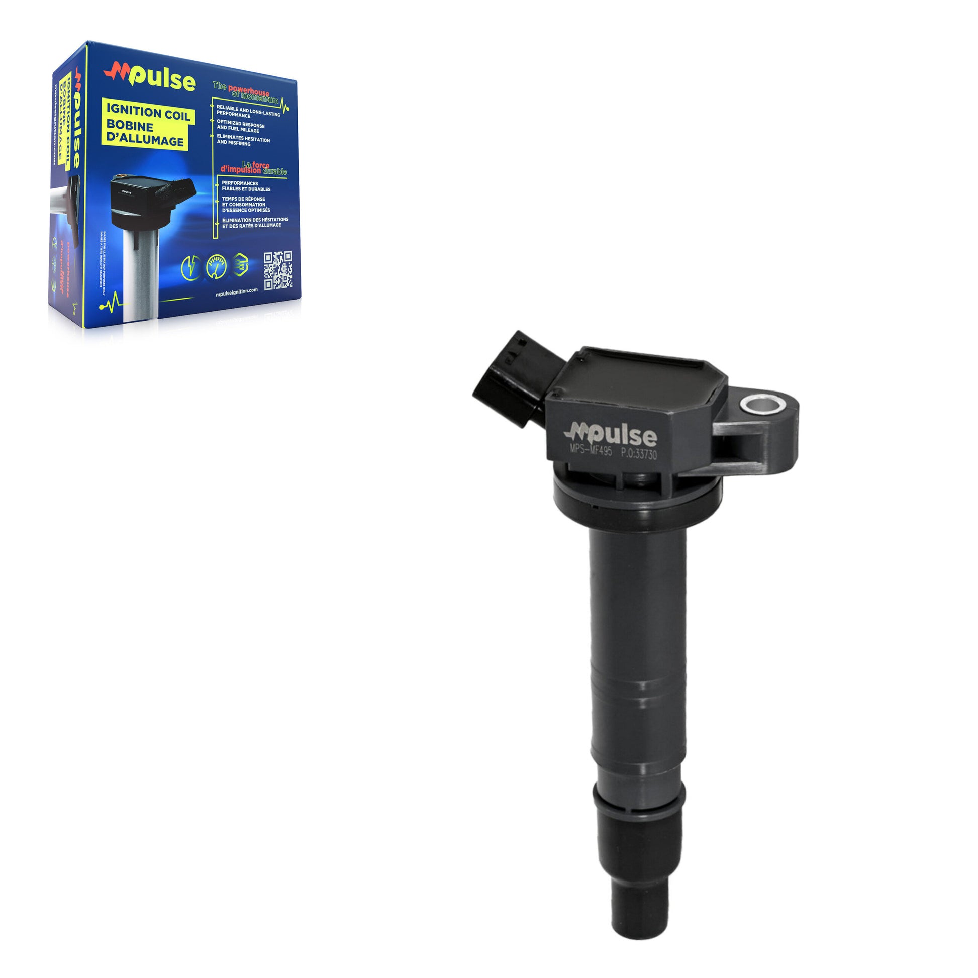 Mpulse MPS-MF495 Ignition Coil for 2003-2024 Toyota Tacoma, Lexus IS500, Lexus LC500 - N/A