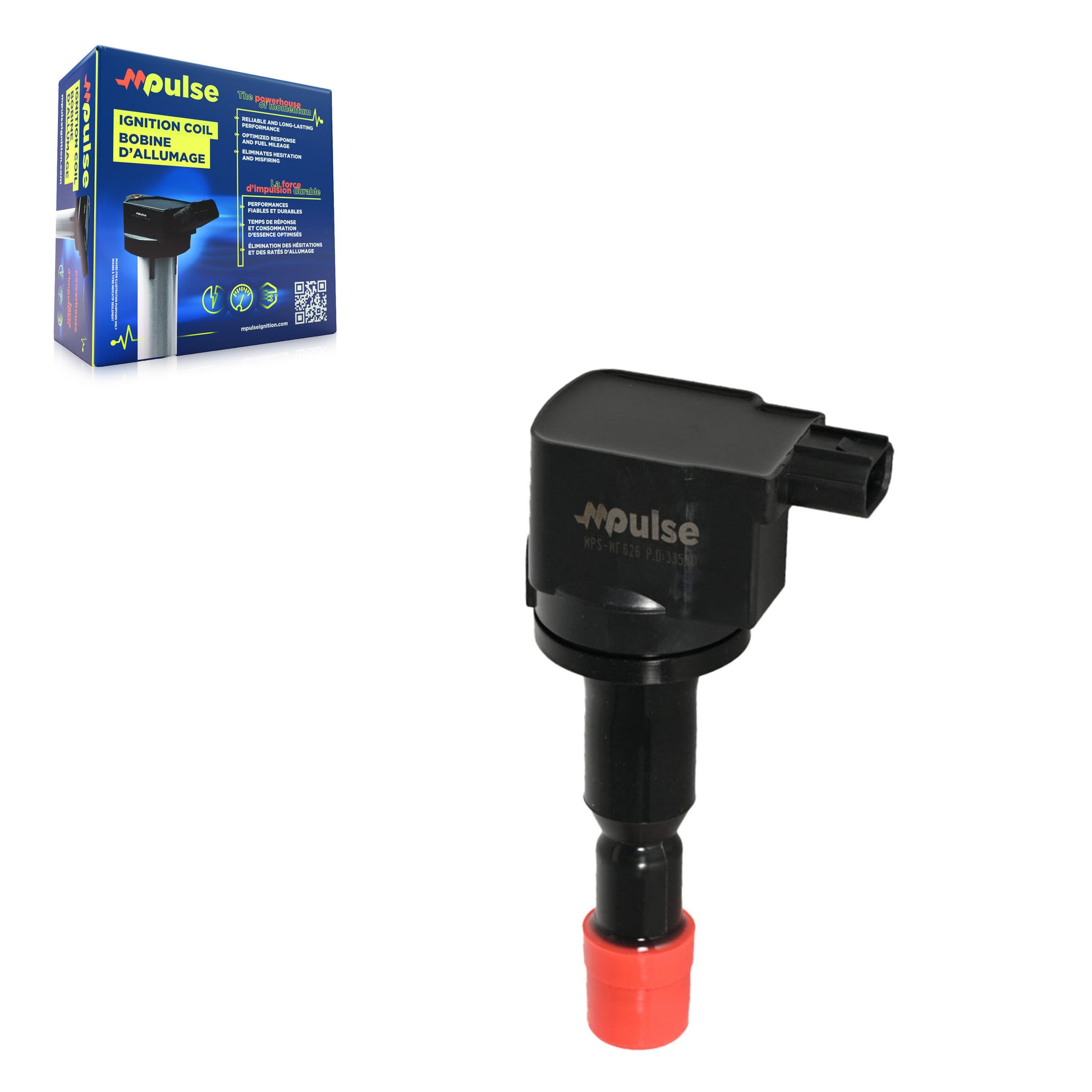 Mpulse MPS-MF626 Ignition Coil for 2009-2016 Honda Fit, Honda CR-Z - N/A
