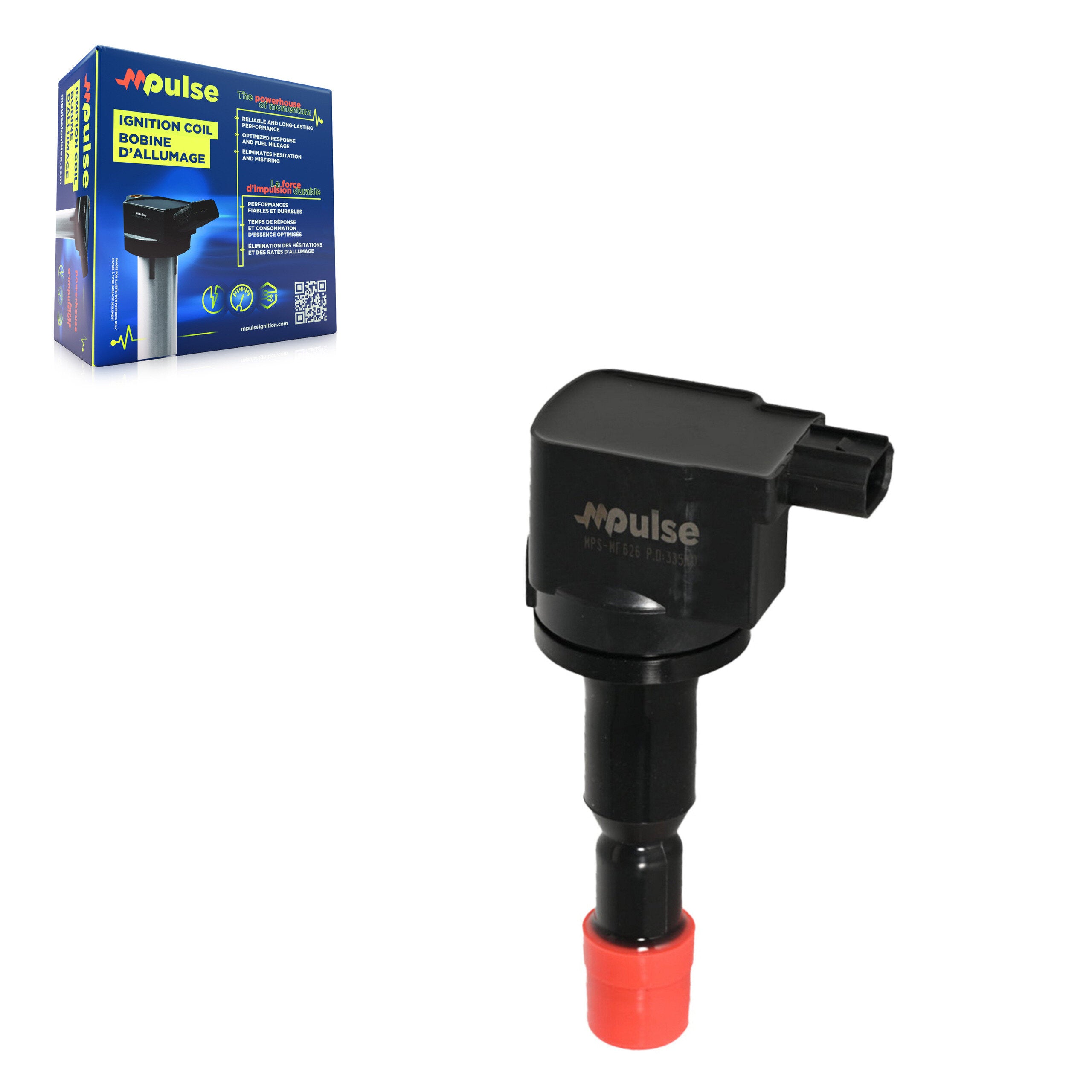Mpulse MPS-MF626 Ignition Coil for 2009-2016 Honda Fit, Honda CR-Z - N/A
