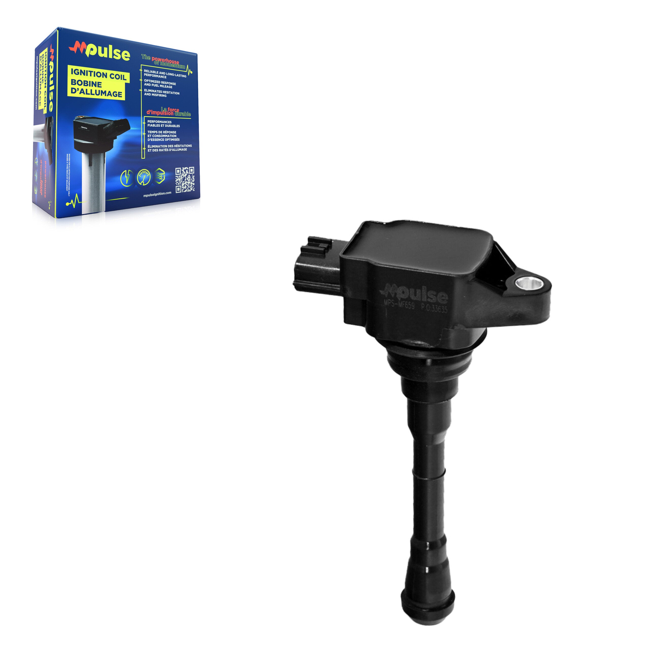 Mpulse MPS-MF659 Ignition Coil for 2011-2021 Nissan Sentra, Nissan Qashqai, Nissan Rogue - N/A