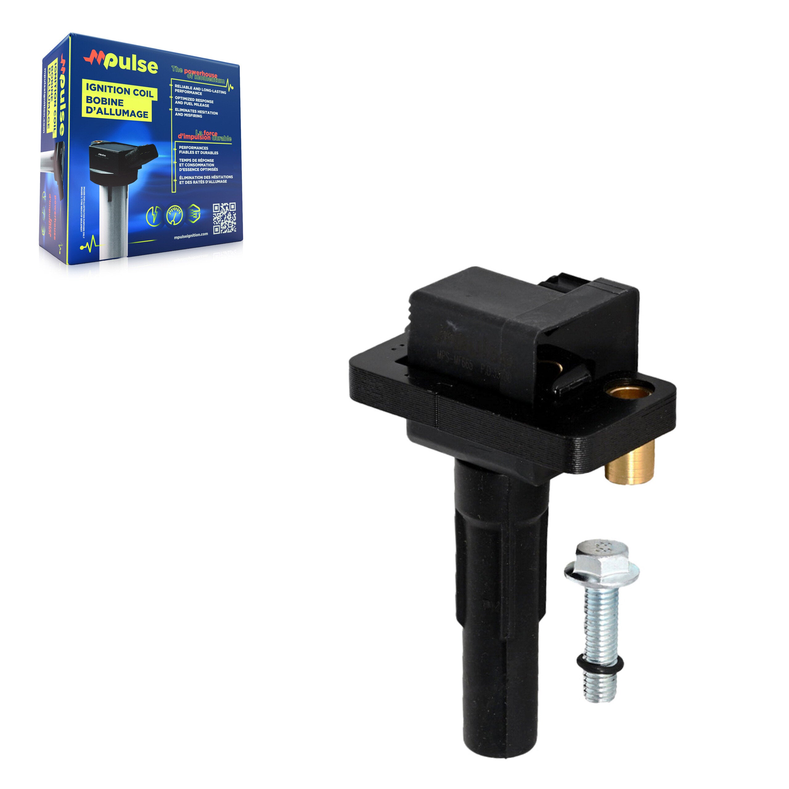 Mpulse MPS-MF665 Ignition Coil for 2010-2021 Subaru WRX STI, Subaru WRX, Subaru Forester - N/A