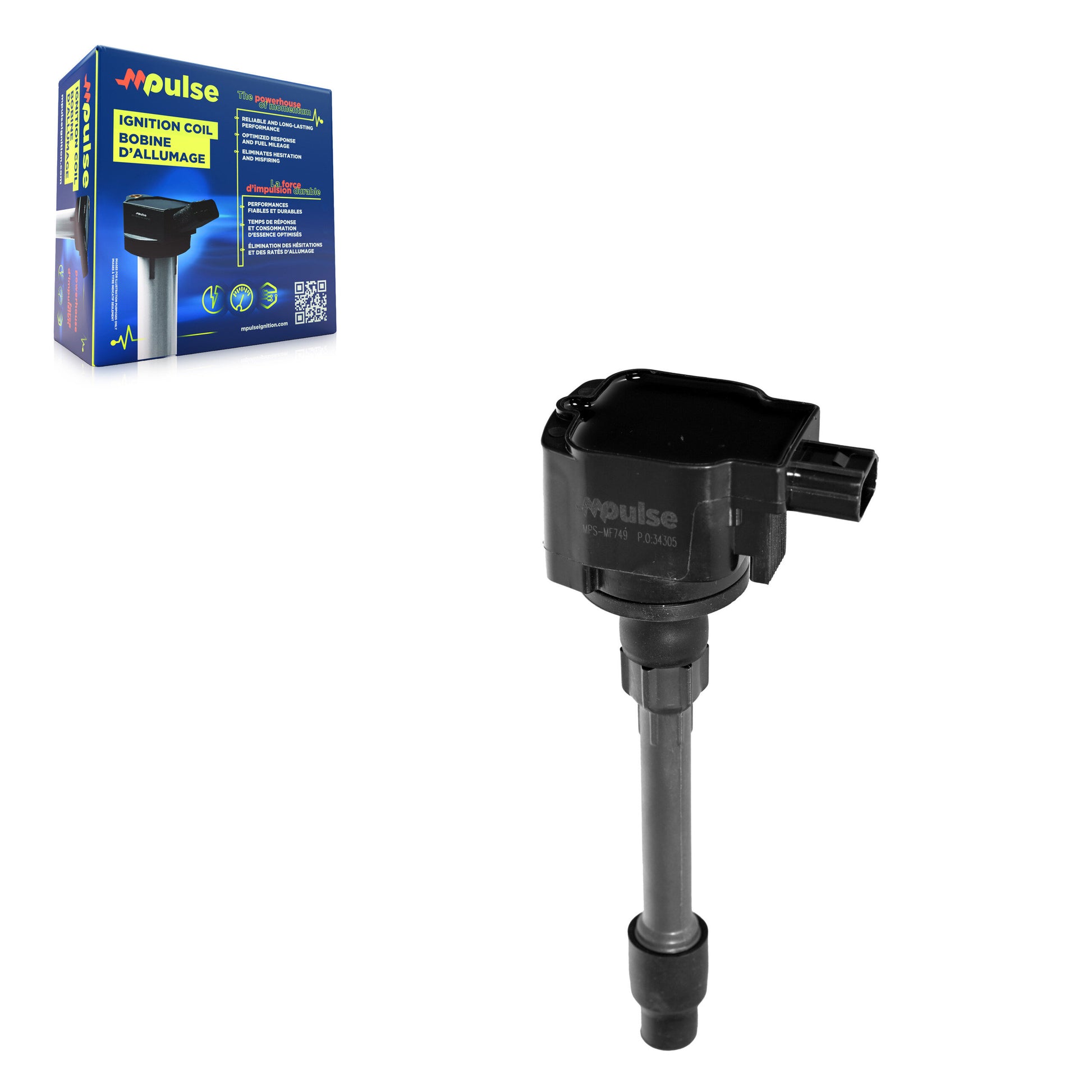 Mpulse MPS-MF749 Ignition Coil for 2015-2020 Honda Civic, Honda Fit - N/A
