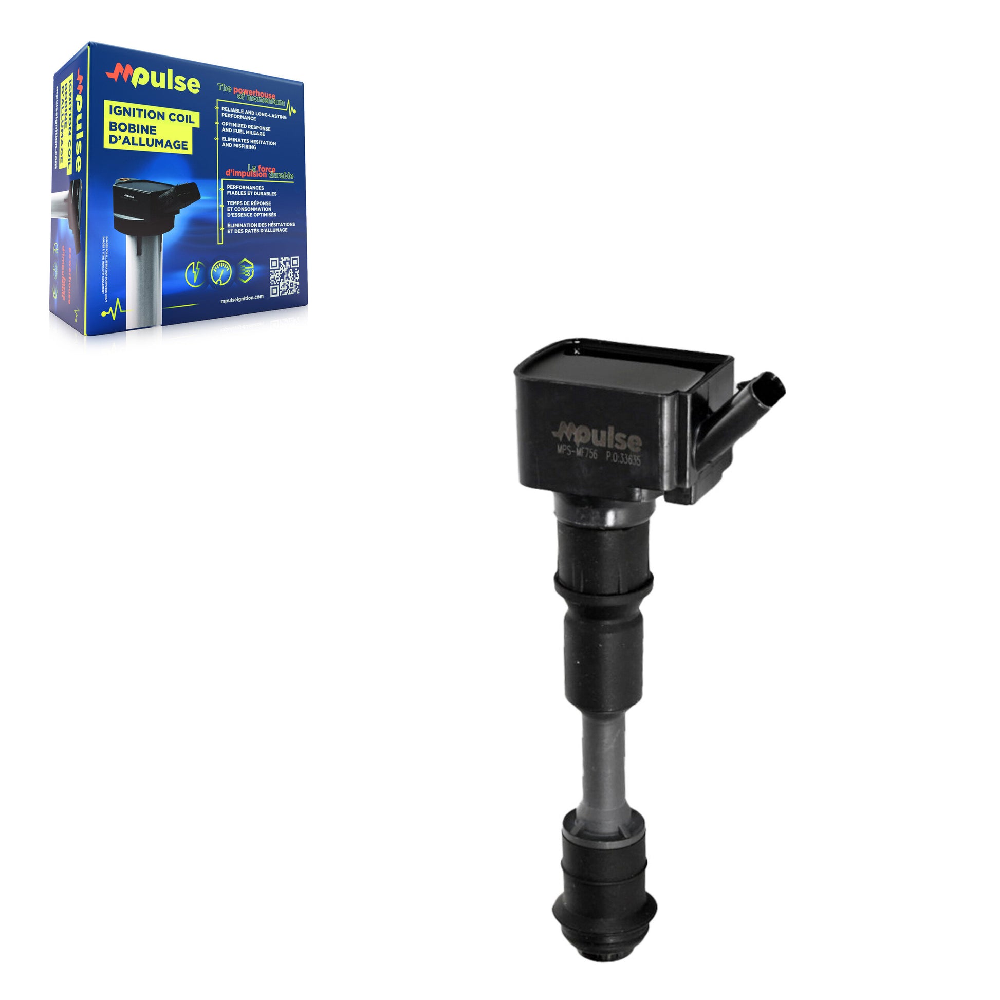 Mpulse MPS-MF756 Ignition Coil for 2014-2021 Volvo V60 Cross Country, Volvo XC40, Volvo V90 - N/A