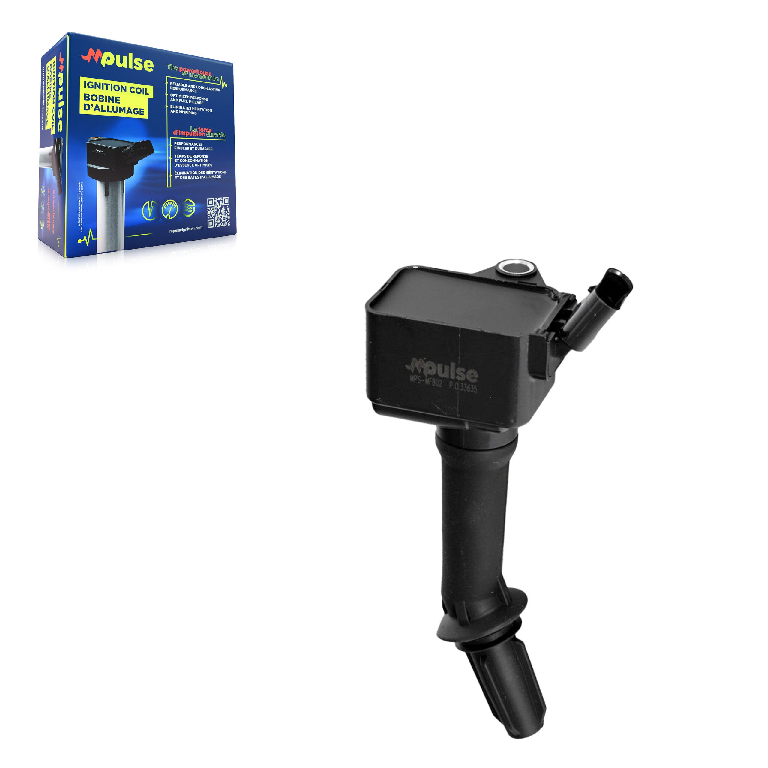 Mpulse MPS-MF802 Ignition Coil for 2016-2024 Chevrolet Malibu, Buick Encore, Chevrolet Trax - N/A