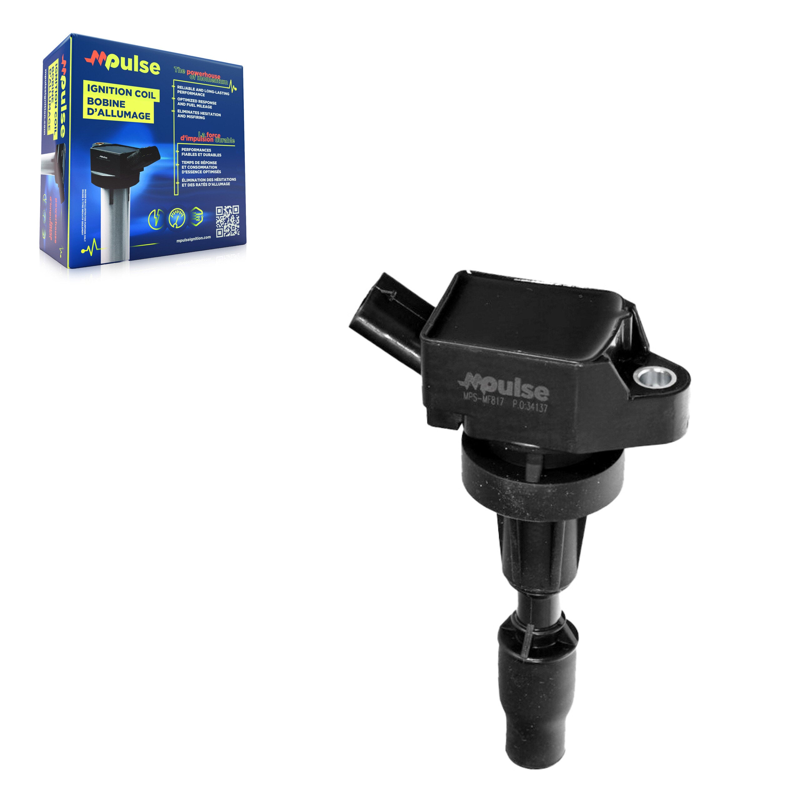 Mpulse MPS-MF817 Ignition Coil for 2015-2023 Kia Seltos, Kia Soul, Hyundai Veloster - N/A