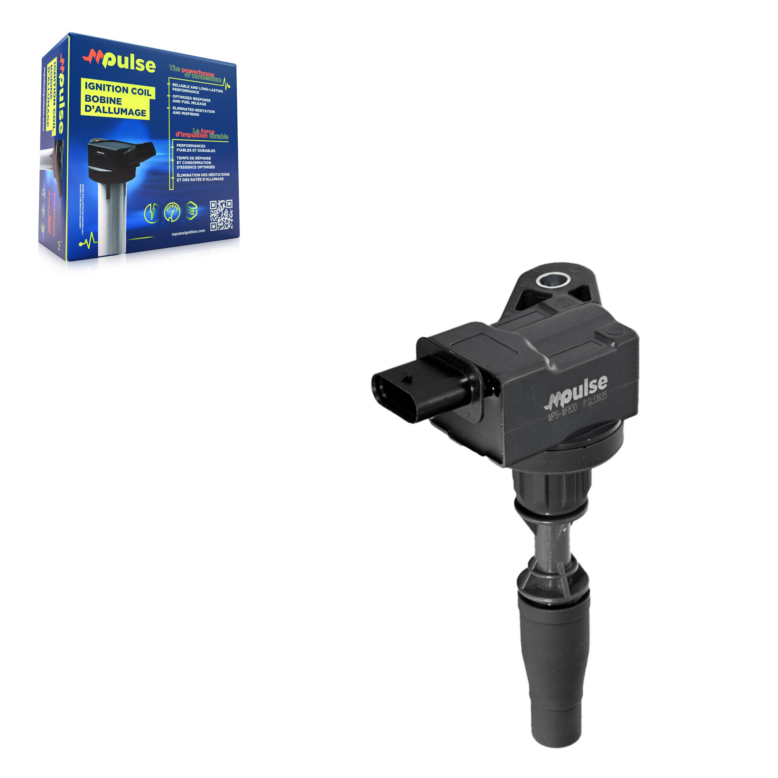Mpulse MPS-MF830 Ignition Coil for 2016-2021 Cadillac CT5, Cadillac CT6, Cadillac XT5 - N/A