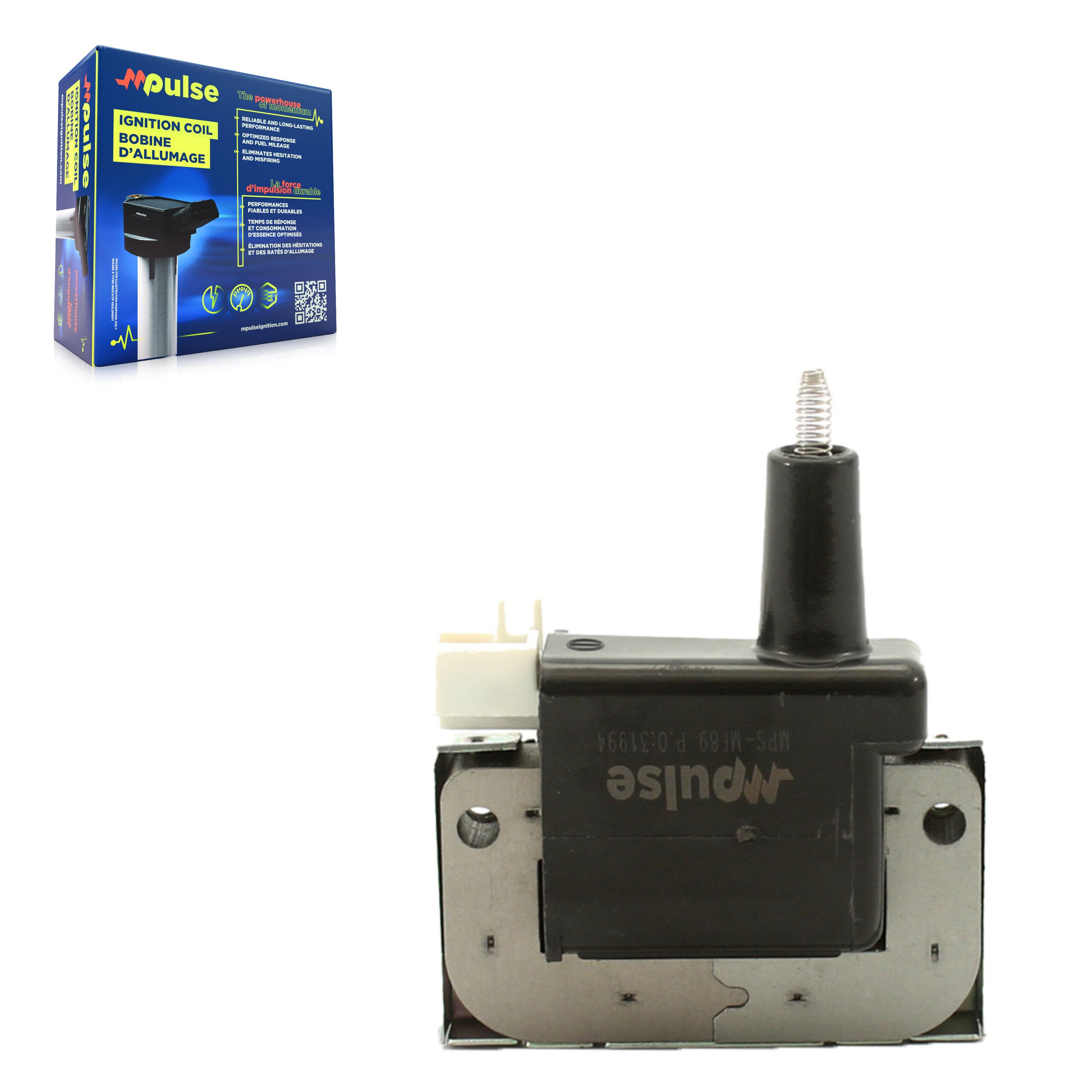 Mpulse MPS-MF89 Ignition Coil for 1990-2002 Honda Accord, Honda Civic, Acura EL - N/A