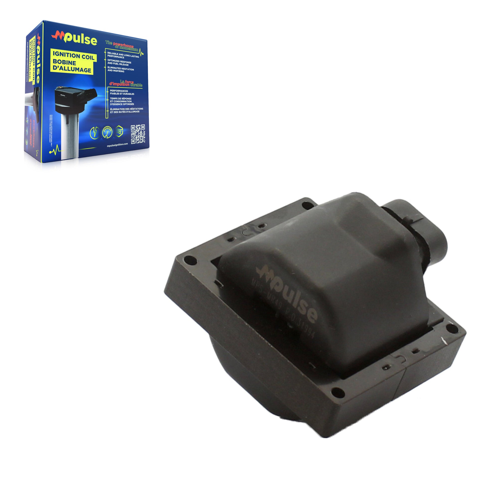 Mpulse MPS-MR49 Ignition Coil for 1995-2007 Chevrolet Silverado 1500 Classic, GMC Sierra 1500 Classic, Chevrolet S10 - N/A