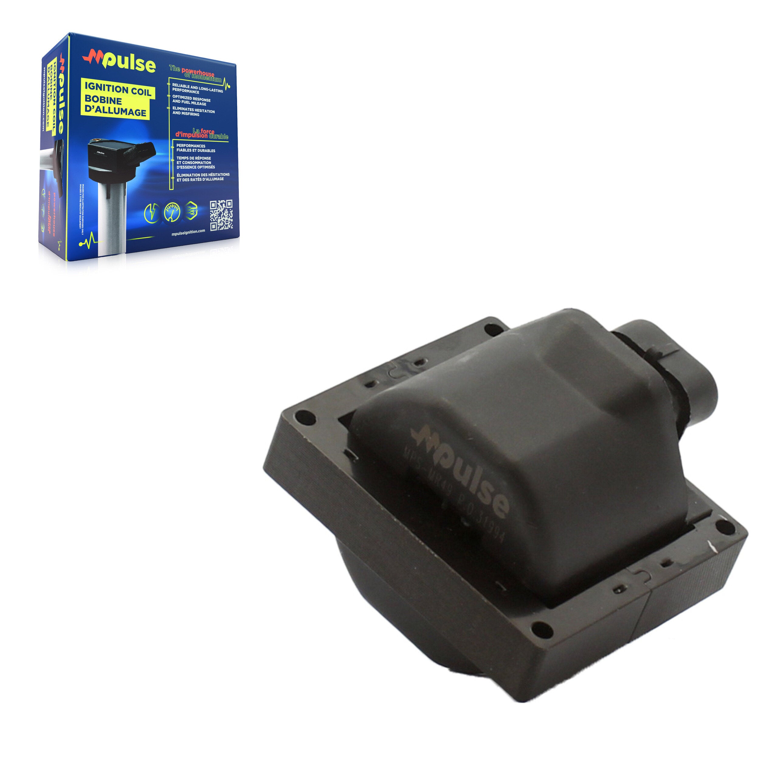 Mpulse MPS-MR49 Ignition Coil for 1995-2007 Chevrolet Silverado 1500 Classic, GMC Sierra 1500 Classic, Chevrolet S10 - N/A