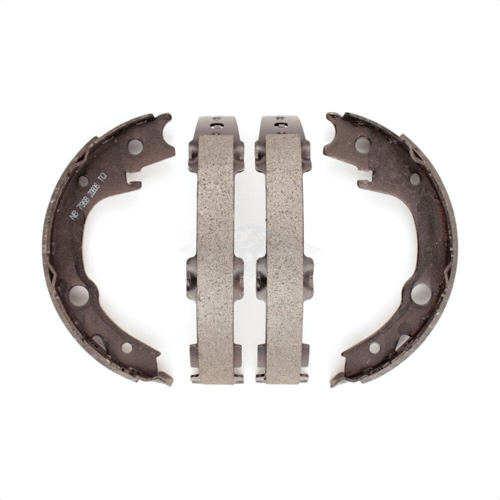 Top Quality NB-796B Parking Brake Shoe for 2000-2010 Pontiac Vibe, Scion tC, Toyota Corolla - Rear