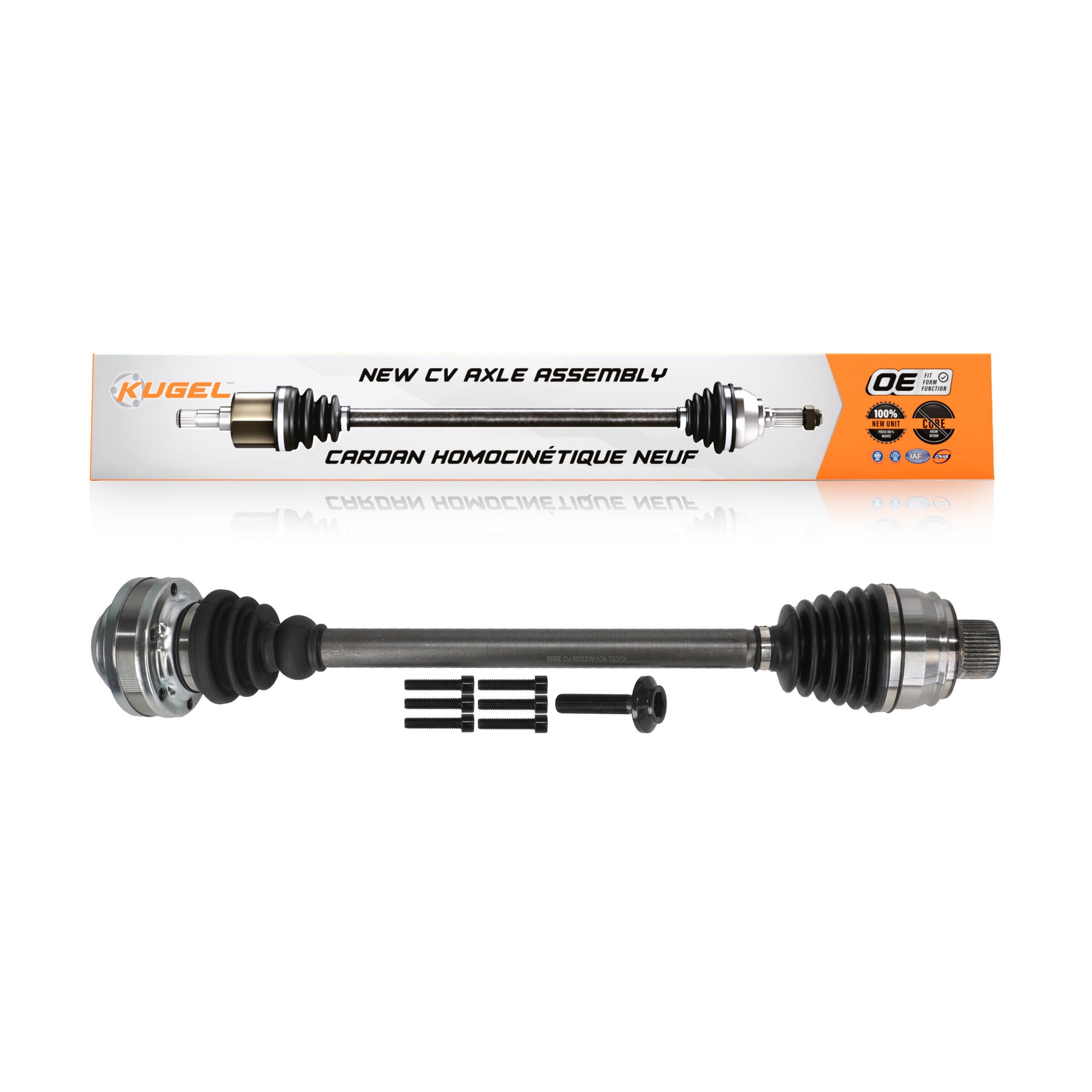 Kugel NCV-AD23008 CV Axle Shaft for 2011-2018 Audi A7 Quattro, Audi Q5, Audi SQ5 - Rear Left, Rear Right