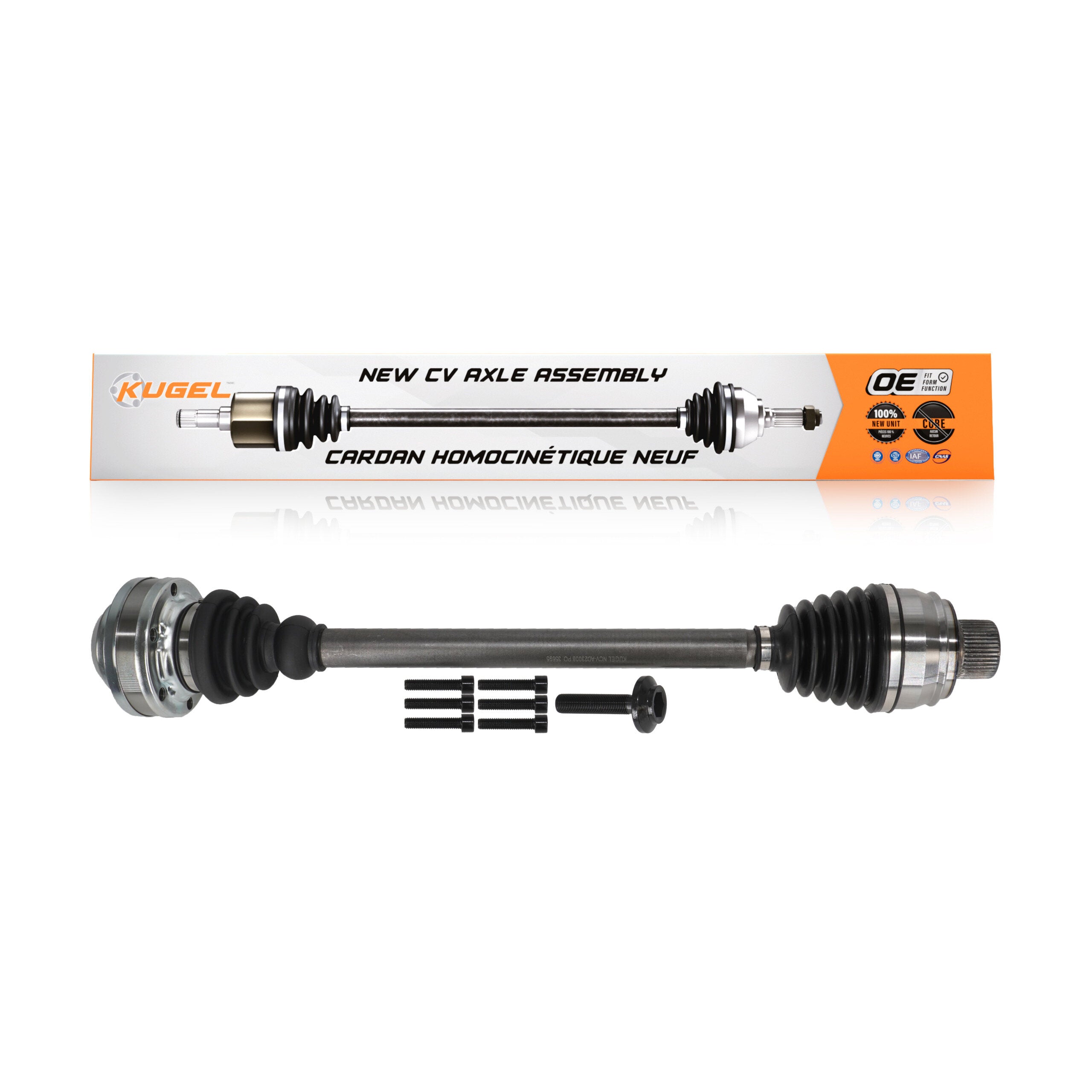 Kugel NCV-AD23008 CV Axle Shaft for 2011-2018 Audi A7 Quattro, Audi Q5, Audi SQ5 - Rear Left, Rear Right