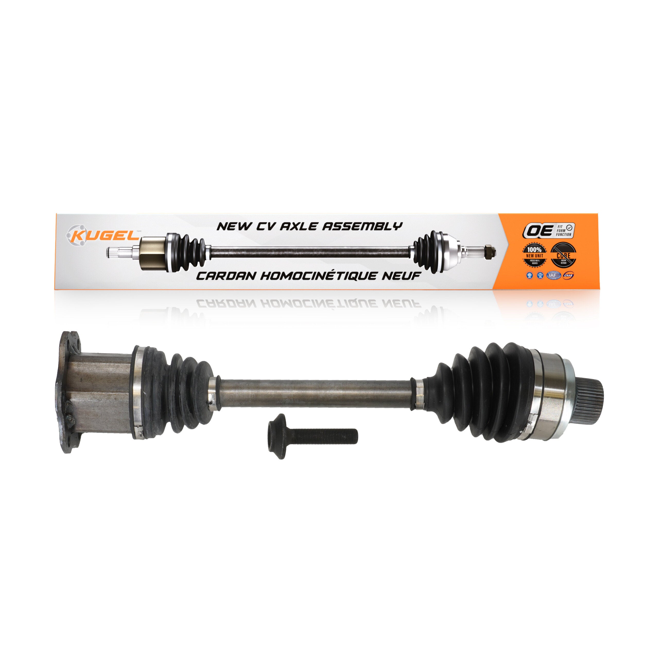 Kugel NCV-AD23027 CV Axle Shaft for 2013-2017 Audi Q5 - Front Right, Front Left