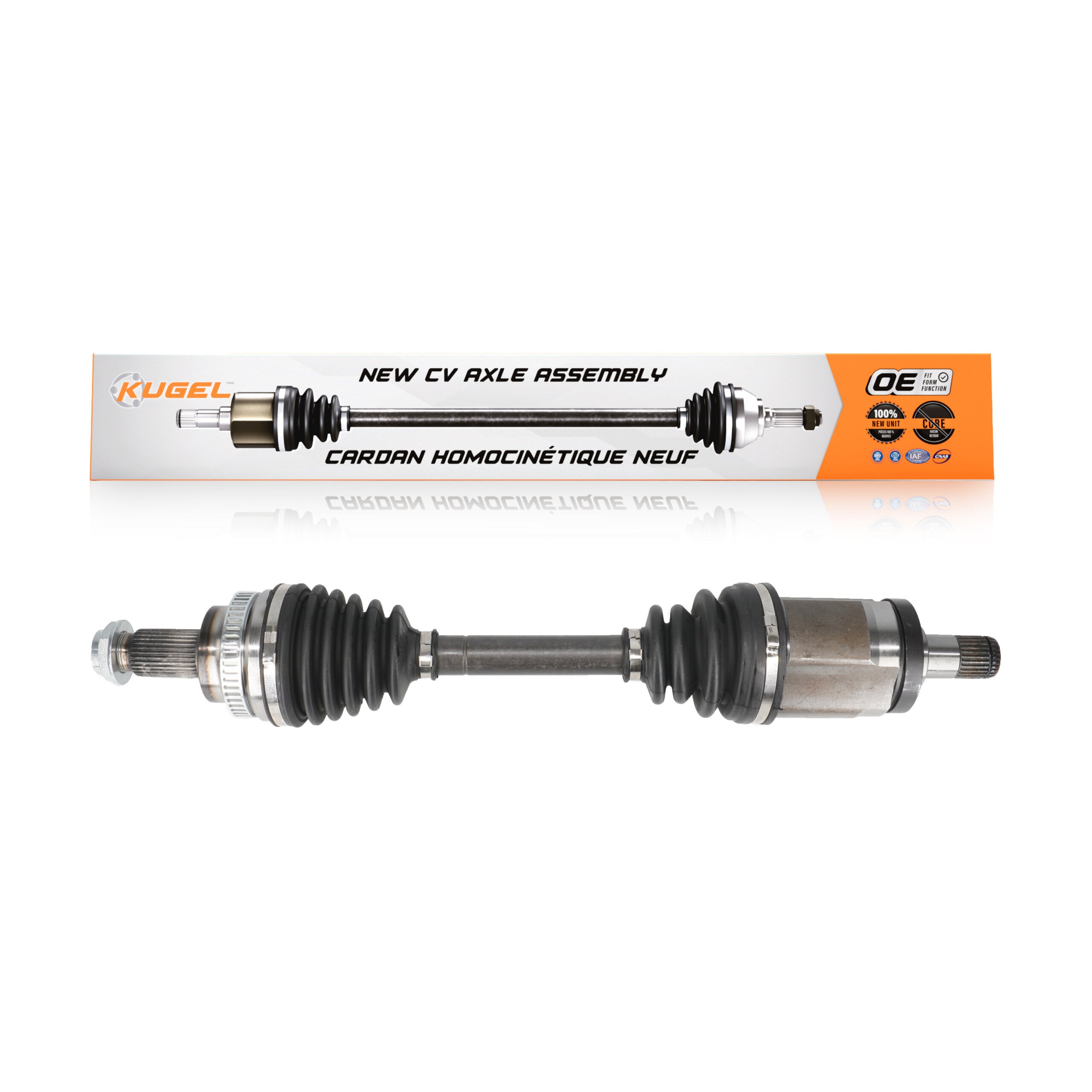 Kugel NCV-BM27004 CV Axle Shaft for 2006-2013 BMW 335i xDrive, BMW 328i xDrive, BMW 328xi - Front Left