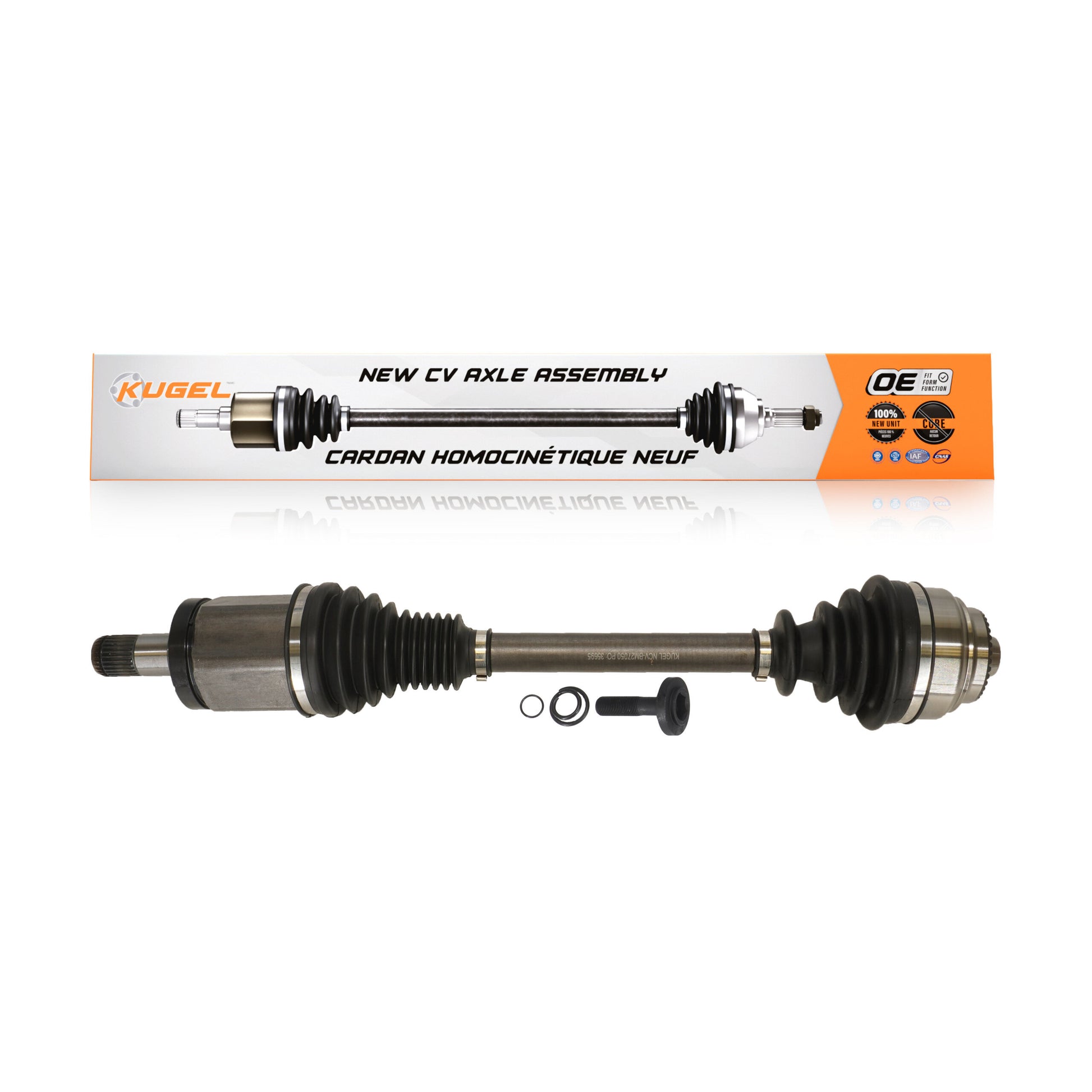 Kugel NCV-BM27050 CV Axle Shaft for 2011-2018 BMW X4, BMW X3 - Front Left