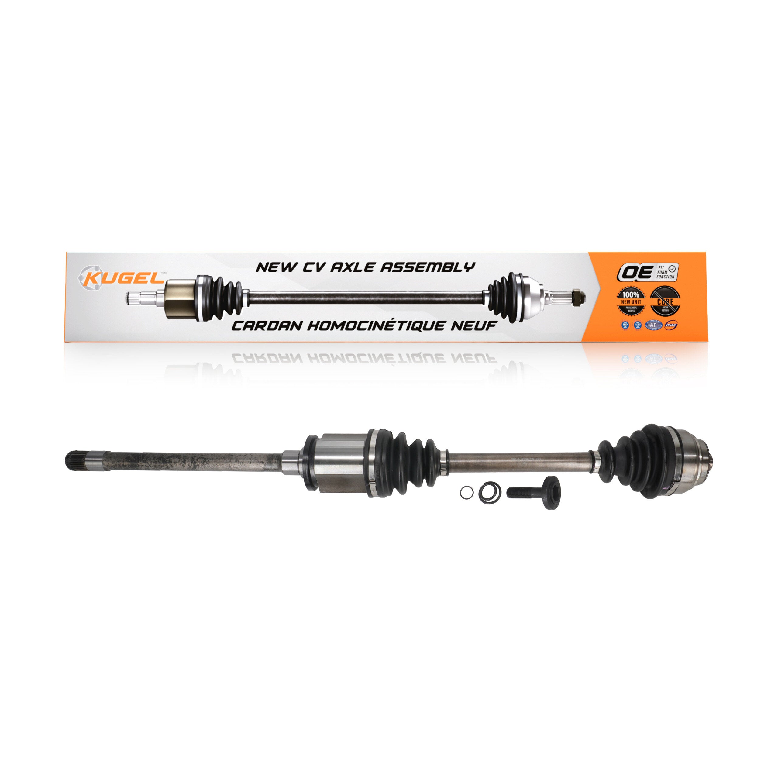 Kugel NCV-BM27051 CV Axle Shaft for 2011-2018 BMW X4, BMW X3 - Front Right