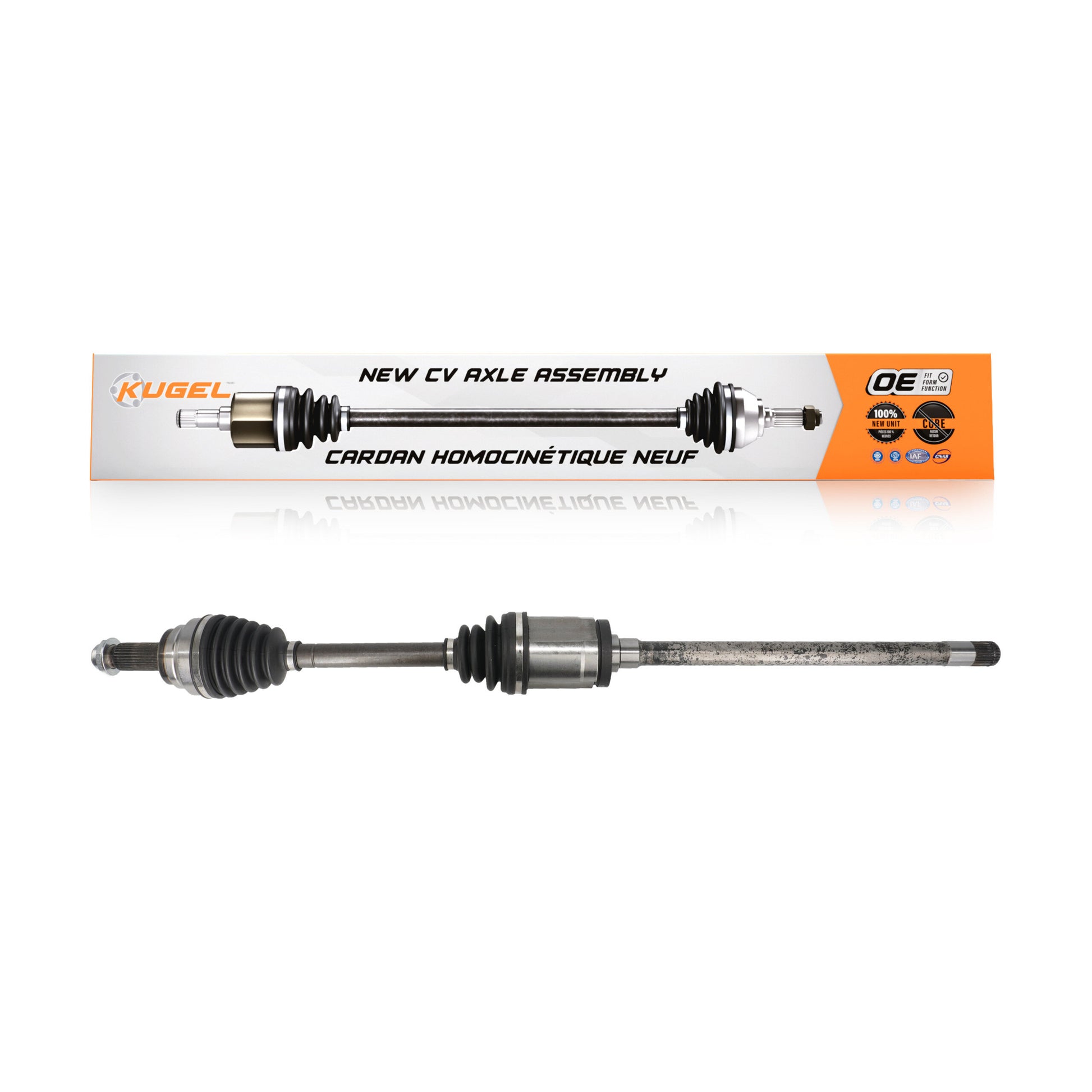 Kugel NCV-BM27541 CV Axle Shaft for 2007-2019 BMW X6, BMW X5 - Front Right