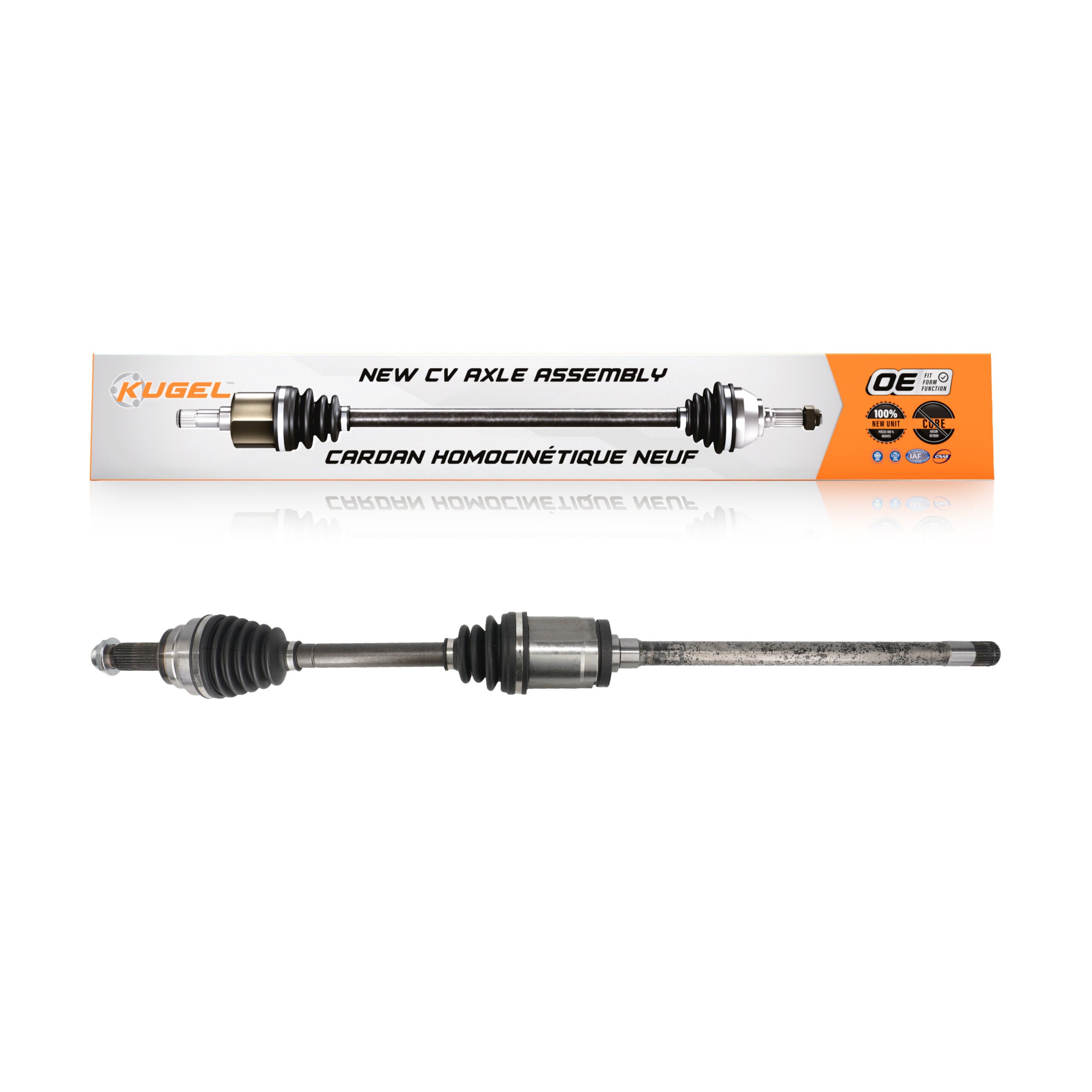 Kugel NCV-BM27541 CV Axle Shaft for 2007-2019 BMW X6, BMW X5 - Front Right