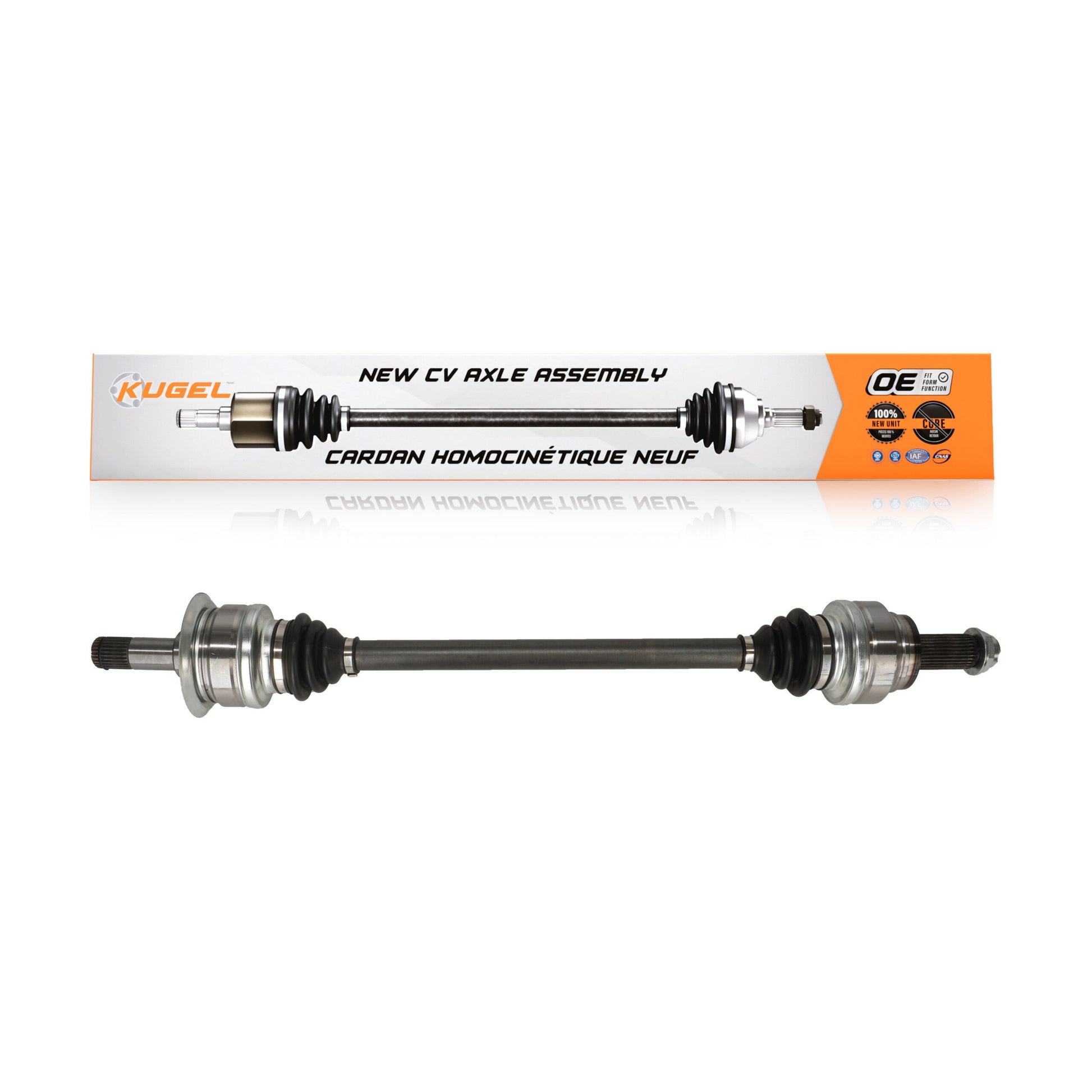Kugel NCV-BM28003 CV Axle Shaft for 2007-2018 BMW X6, BMW X5 - Rear Left, Rear Right