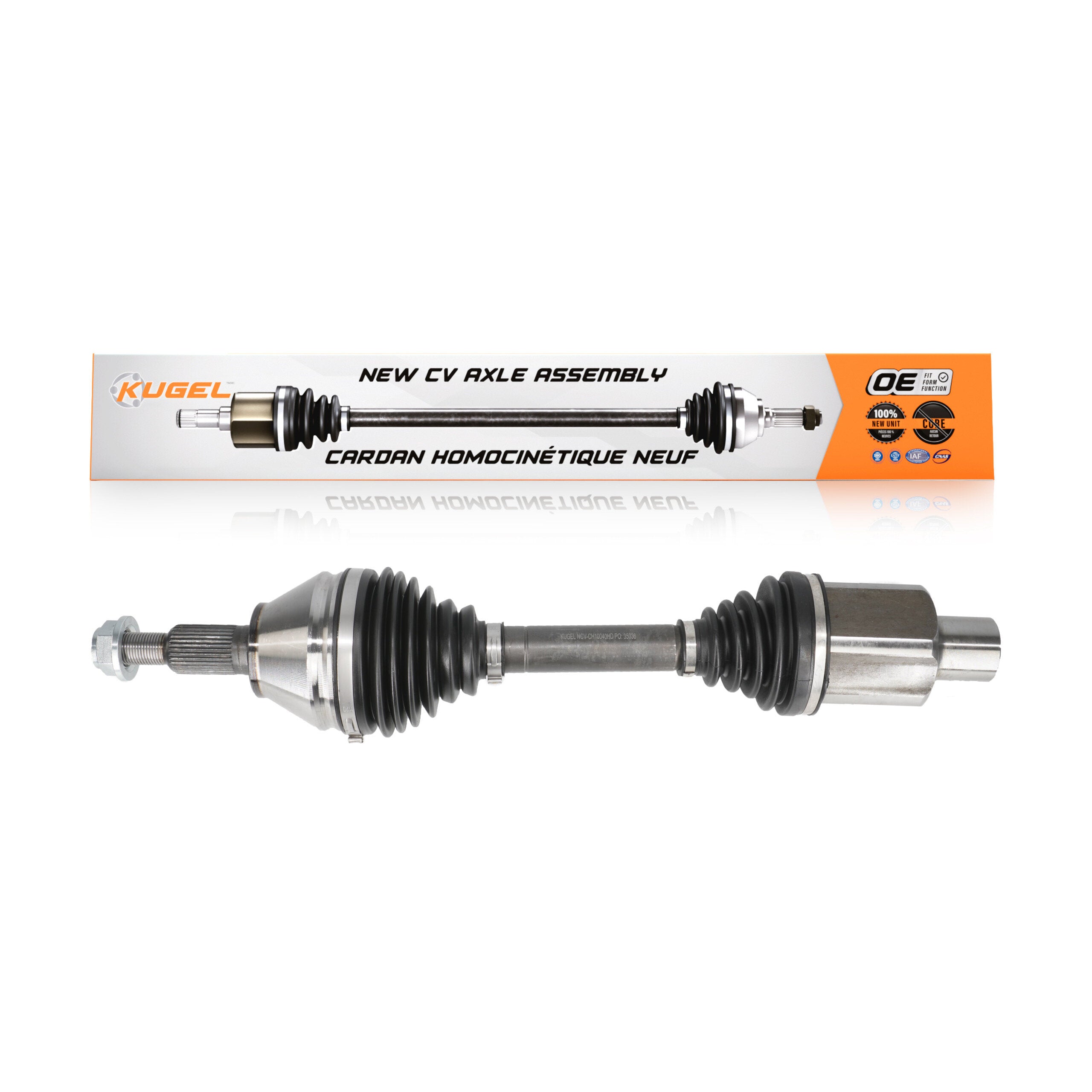 Kugel NCV-CH10040HD CV Axle Shaft for 2012-2021 Ram 1500 Classic, Ram 1500 - Front