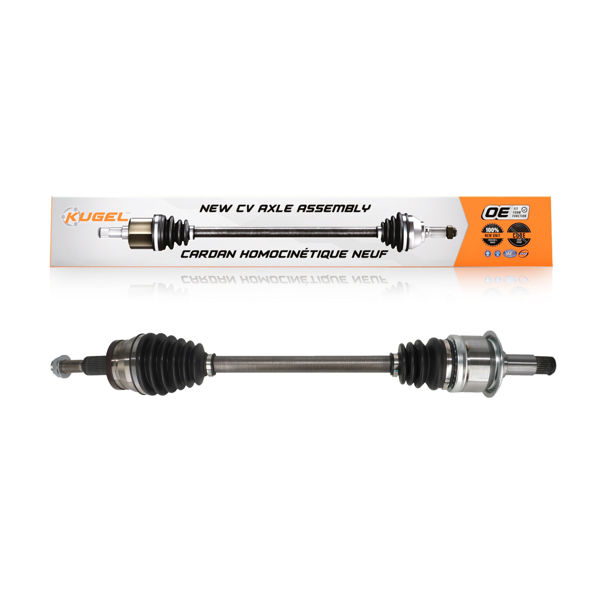 Kugel NCV-CH12005 CV Axle Shaft for 2011-2014 Dodge Challenger, Chrysler 300, Dodge Charger - Rear Left