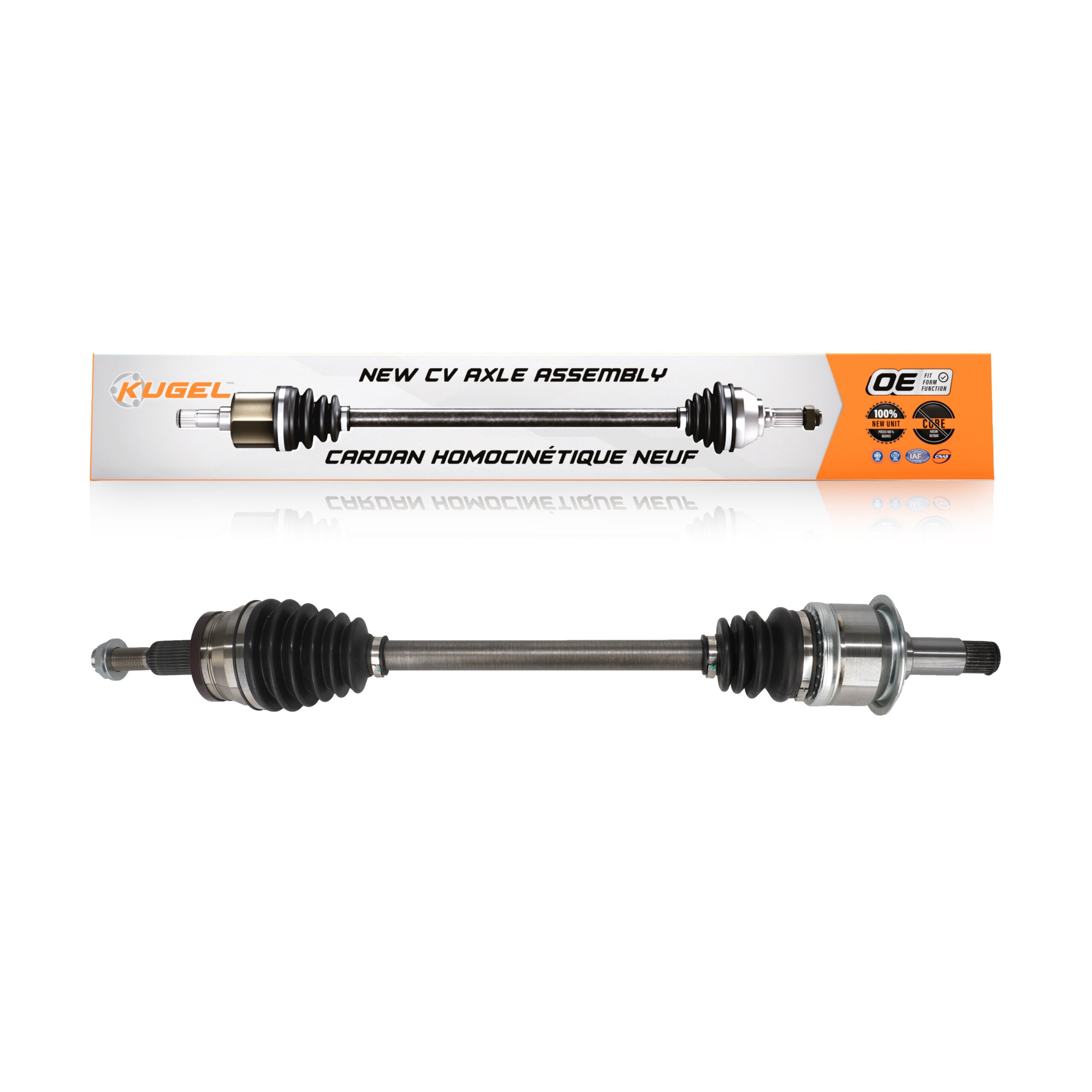 Kugel NCV-CH12005 CV Axle Shaft for 2011-2014 Dodge Challenger, Chrysler 300, Dodge Charger - Rear Left