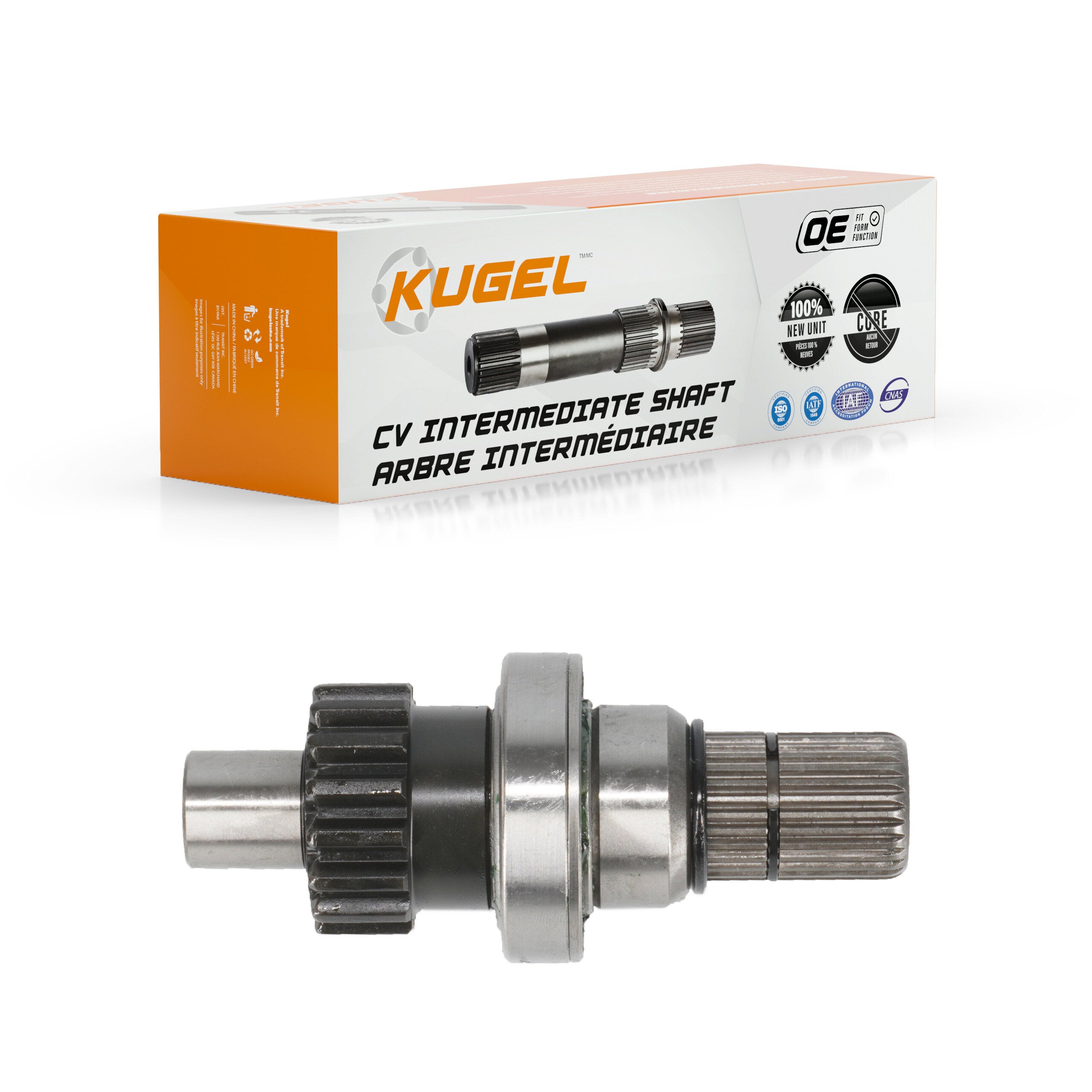 Kugel NCV-CH12006 CV Intermediate Shaft for 2006-2011 Ram 1500, Dodge Ram 1500 - Front Right