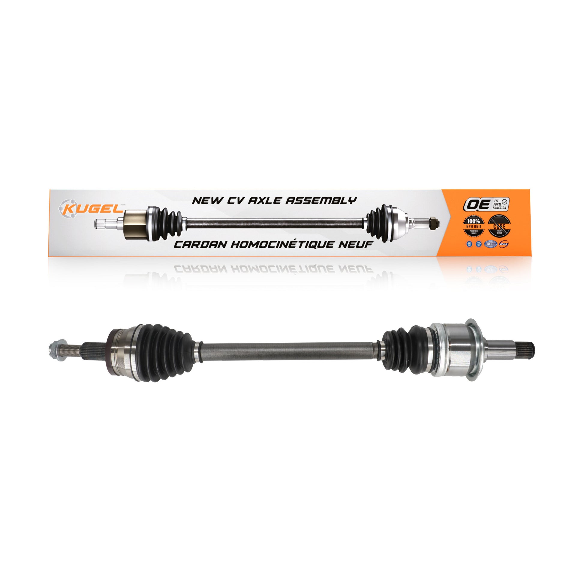 Kugel NCV-CH12007 CV Axle Shaft for 2011-2014 Dodge Challenger, Chrysler 300, Dodge Charger - Rear Right