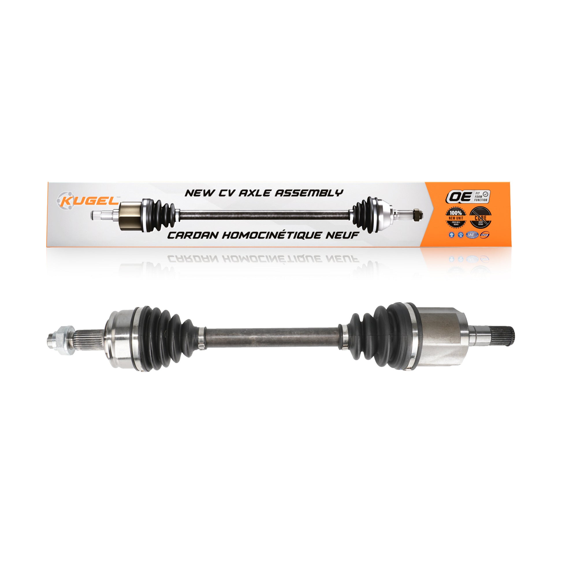 Kugel NCV-CH12105 CV Axle Shaft for 2013-2016 Dodge Dart - Front Left