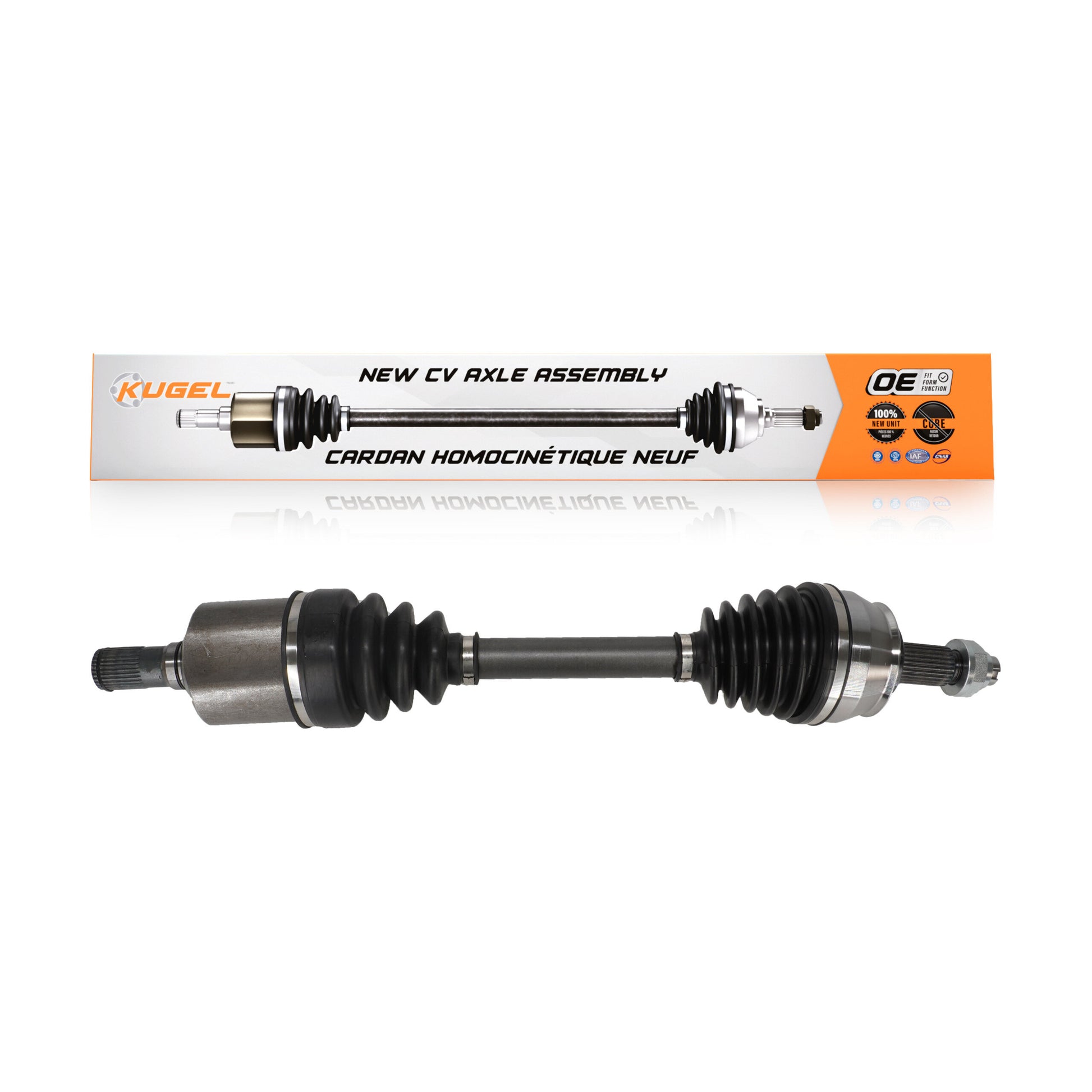 Kugel NCV-CH12117 CV Axle Shaft for 2014-2018 Jeep Cherokee - Front Left
