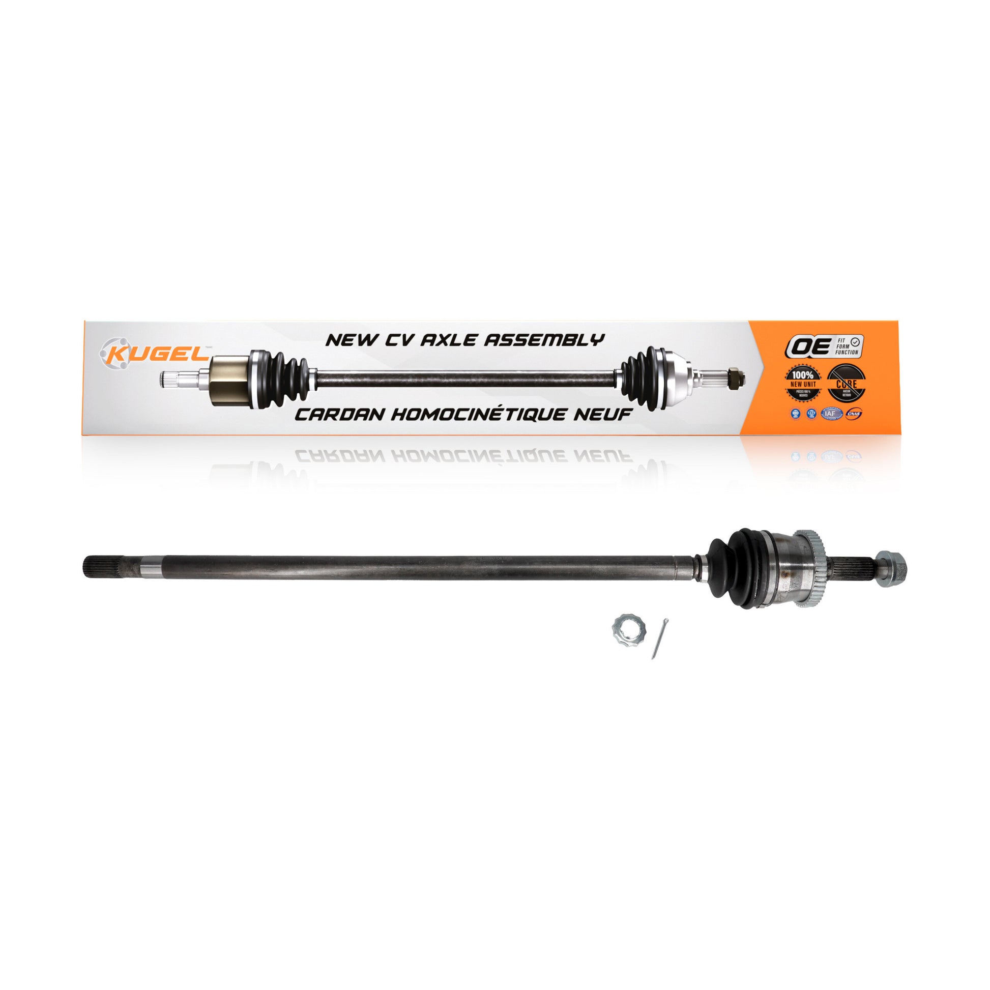 Kugel NCV-CH82011 CV Axle Shaft for 1999-2004 Jeep Grand Cherokee - Front Right