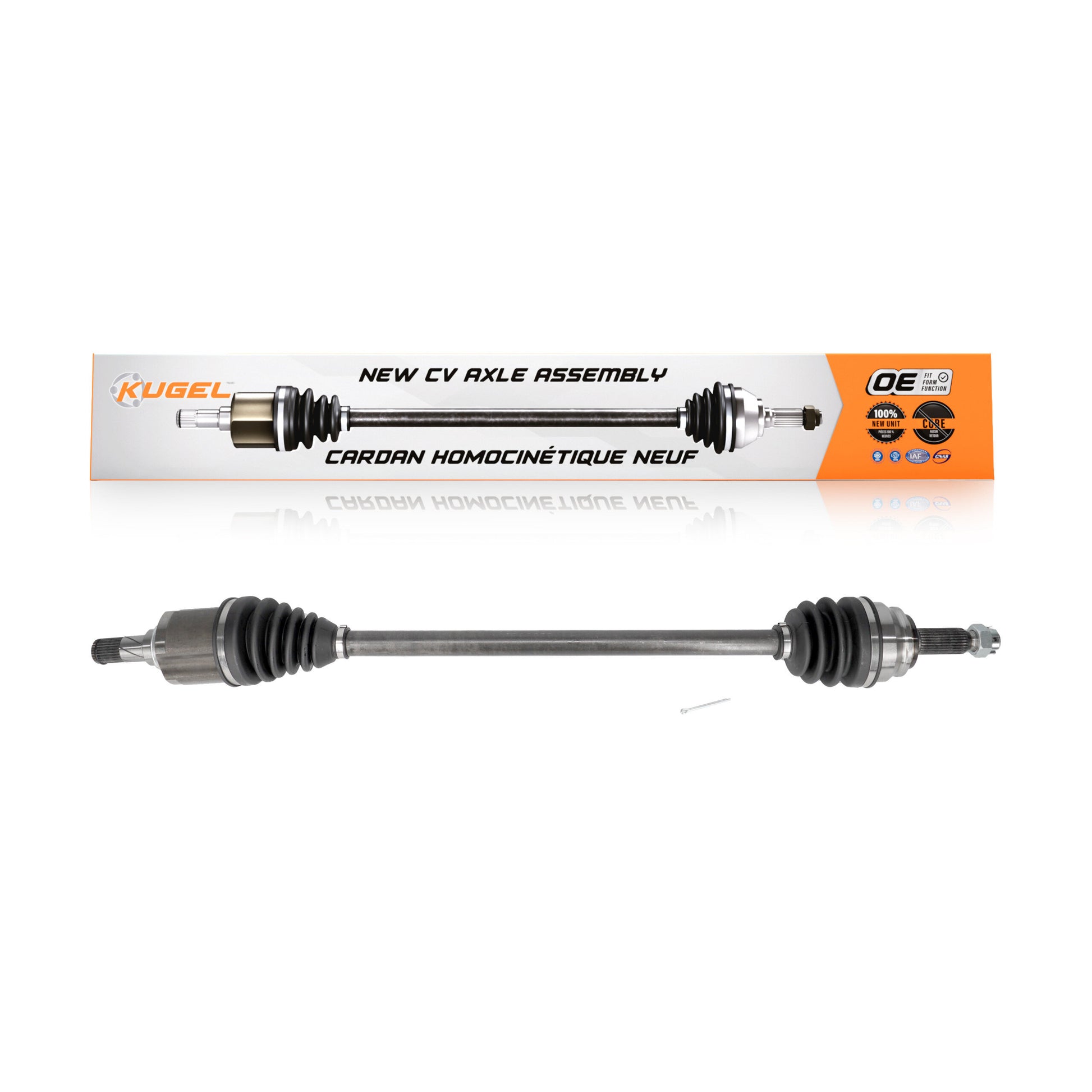 Kugel NCV-CH82018 CV Axle Shaft for 2007-2017 Dodge Caliber, Jeep Compass, Jeep Patriot - Front Right