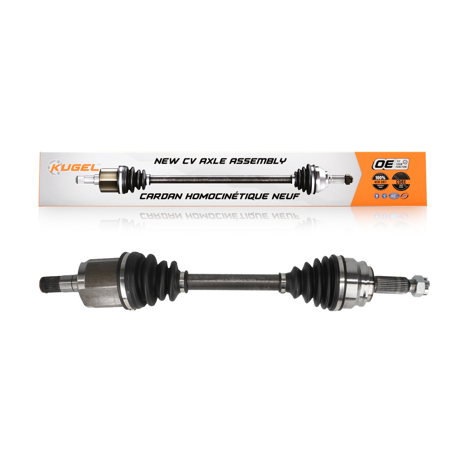 Kugel NCV-CH82023 CV Axle Shaft for 2014-2017 Jeep Compass, Jeep Patriot - Front Left