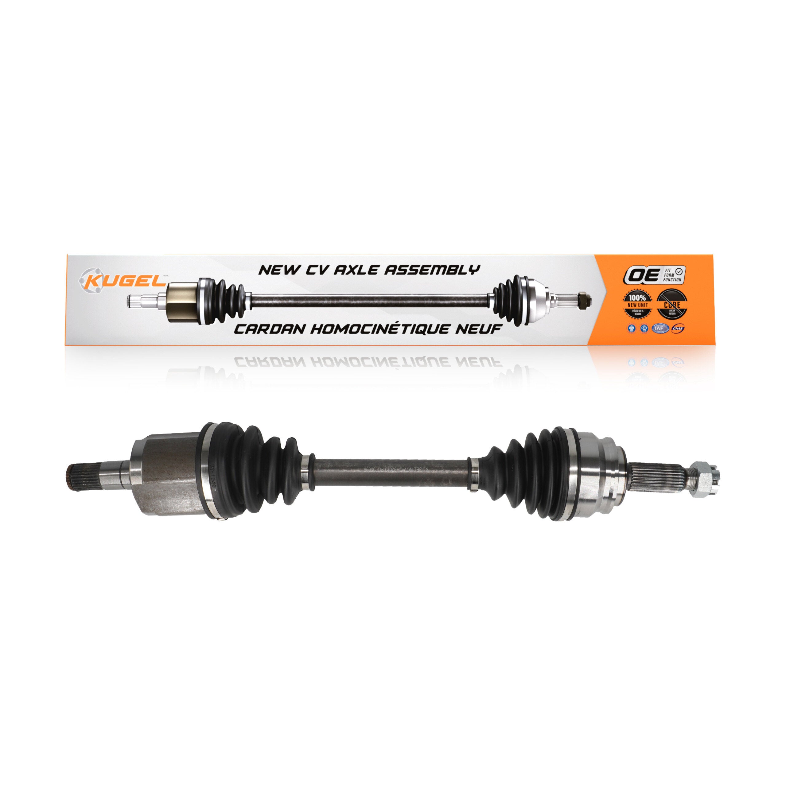 Kugel NCV-CH82023 CV Axle Shaft for 2014-2017 Jeep Compass, Jeep Patriot - Front Left