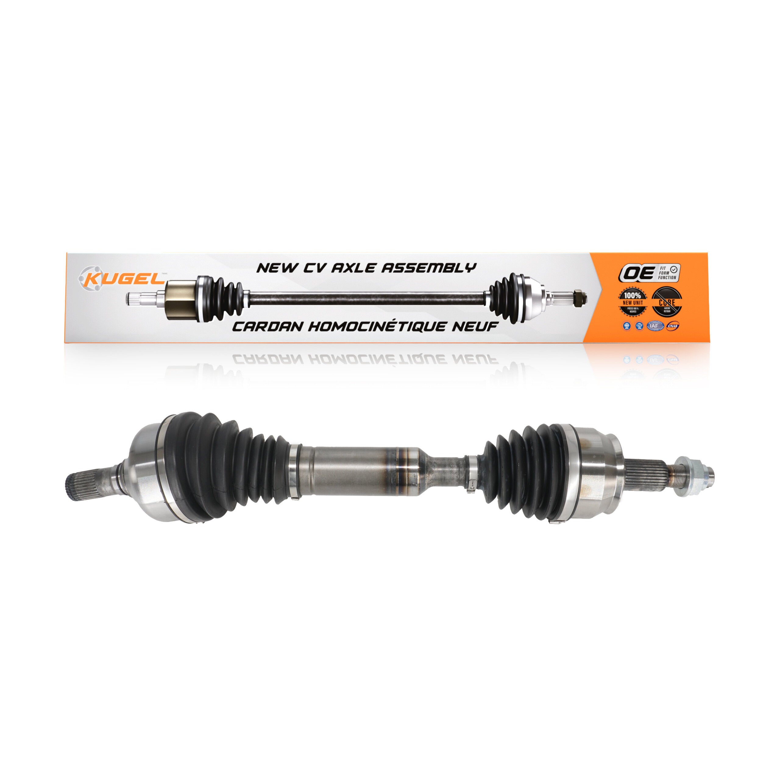Kugel NCV-CH82062 CV Axle Shaft for 2019-2023 Jeep Cherokee - Front Right