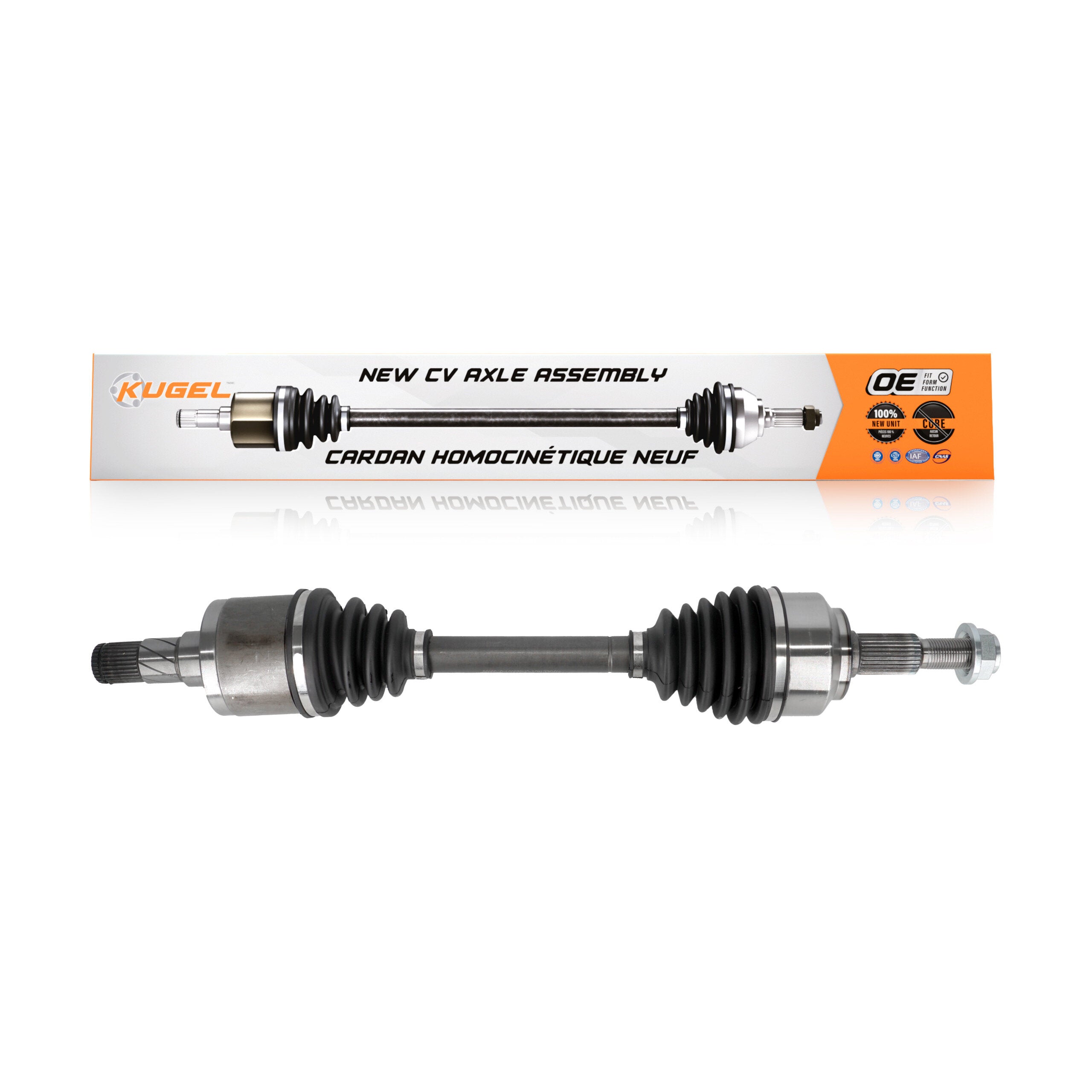 Kugel NCV-CH82500 CV Axle Shaft for 2005-2010 Jeep Commander, Jeep Grand Cherokee - Front Left