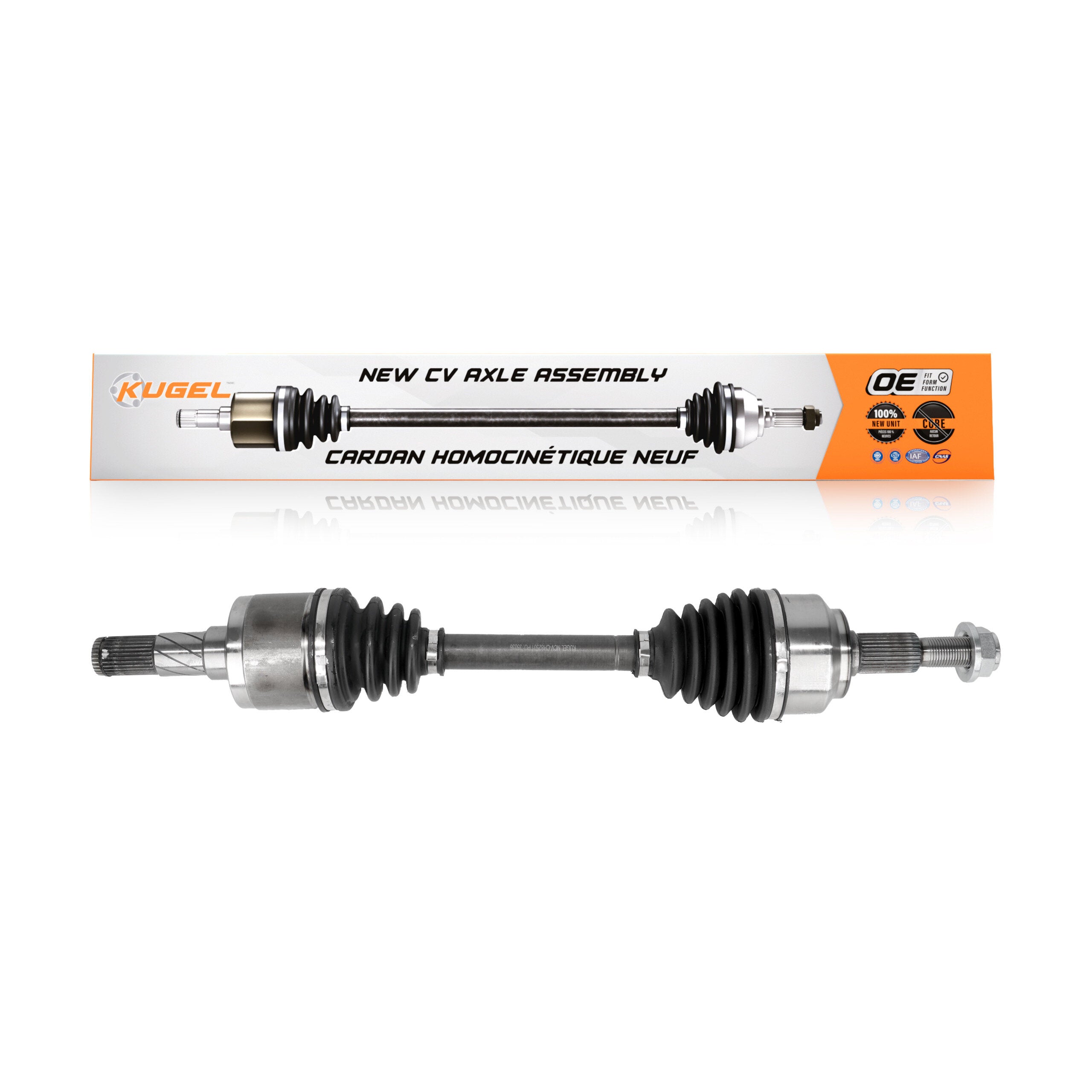 Kugel NCV-CH82501 CV Axle Shaft for 2005-2010 Jeep Commander, Jeep Grand Cherokee - Front Left