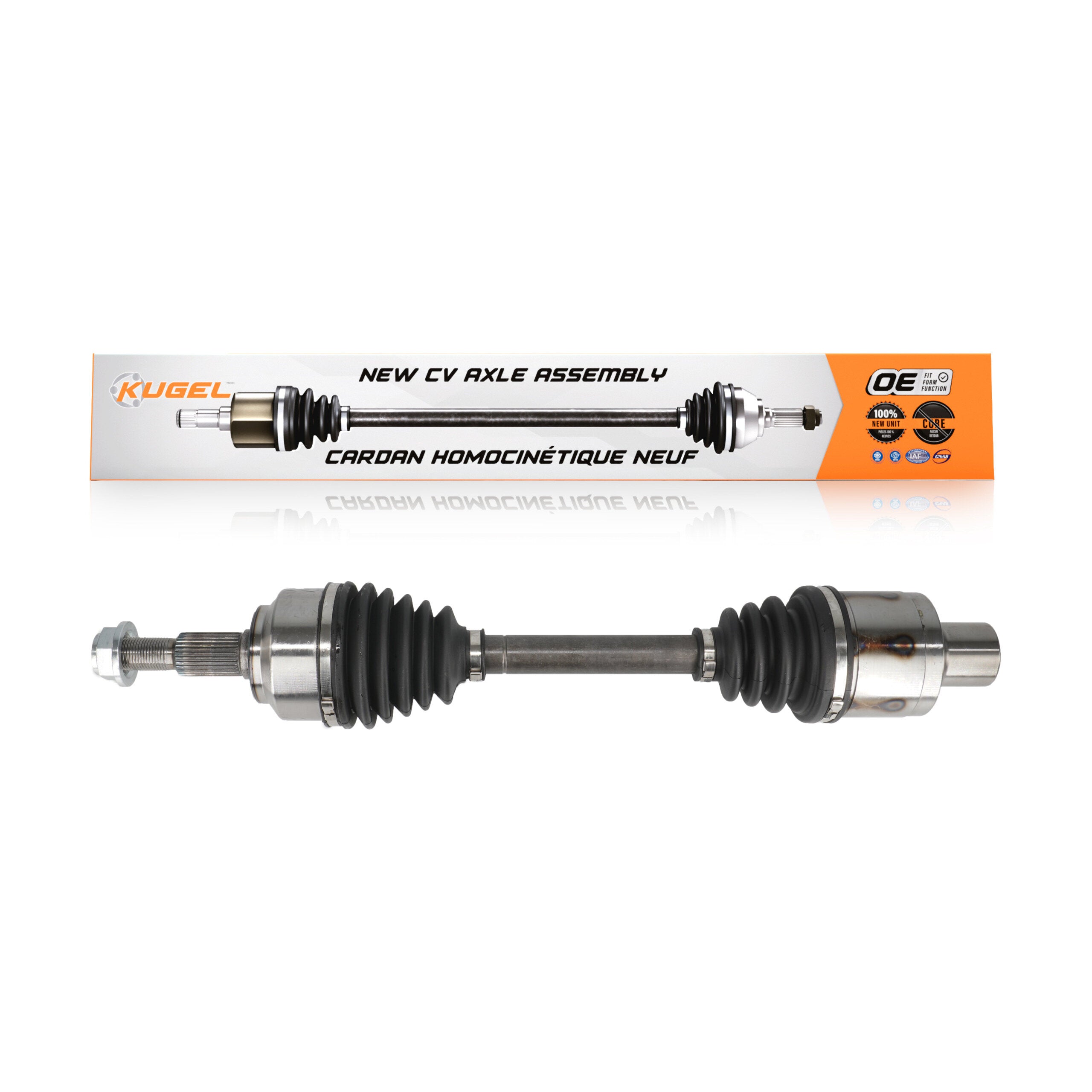 Kugel NCV-CH82502 CV Axle Shaft for 2005-2010 Jeep Commander, Jeep Grand Cherokee - Front Right