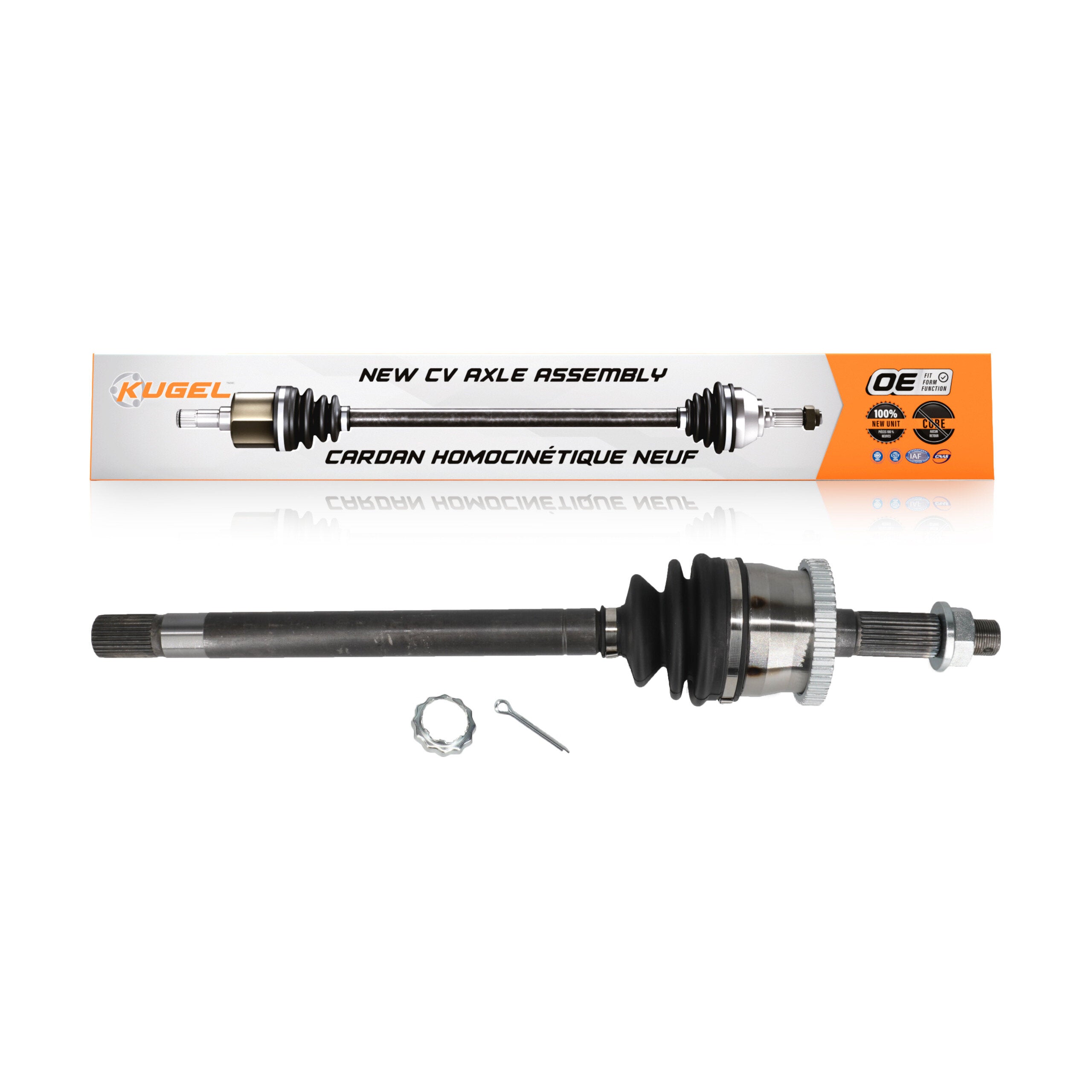 Kugel NCV-CH82510 CV Axle Shaft for 1999-2004 Jeep Grand Cherokee - Front Left