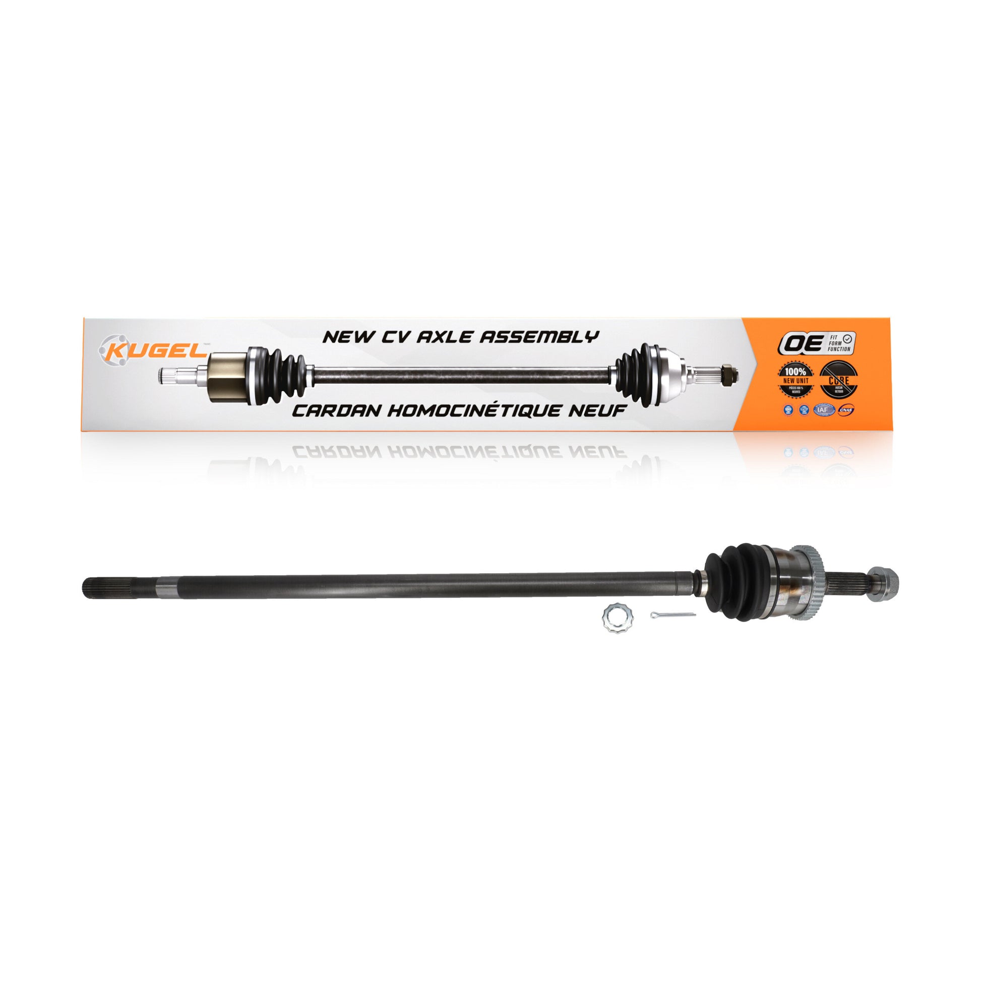 Kugel NCV-CH82511 CV Axle Shaft for 1999-2004 Jeep Grand Cherokee - Front Right