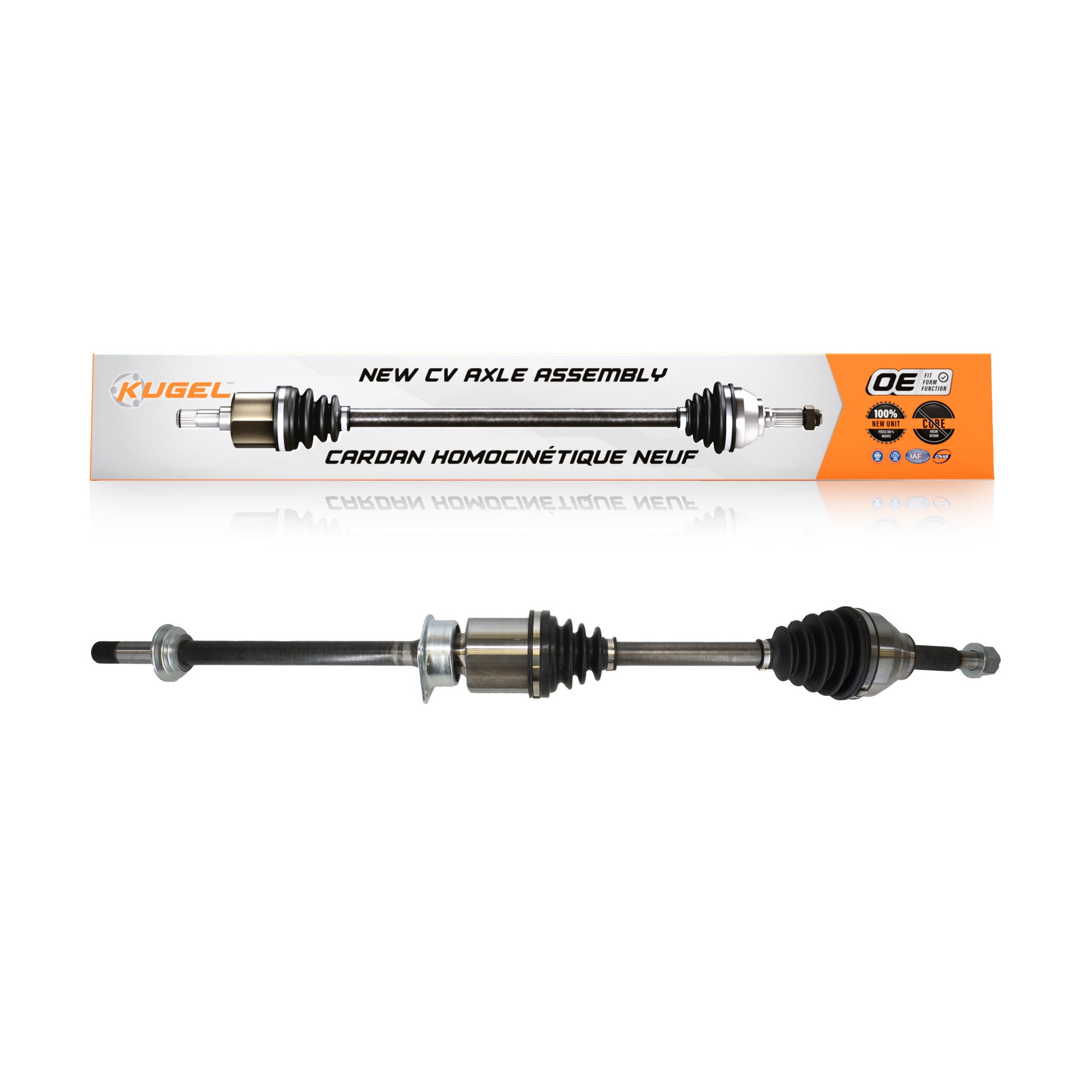 Kugel NCV-FD11073 CV Axle Shaft for 2012-2019 Ford Explorer - Front Right