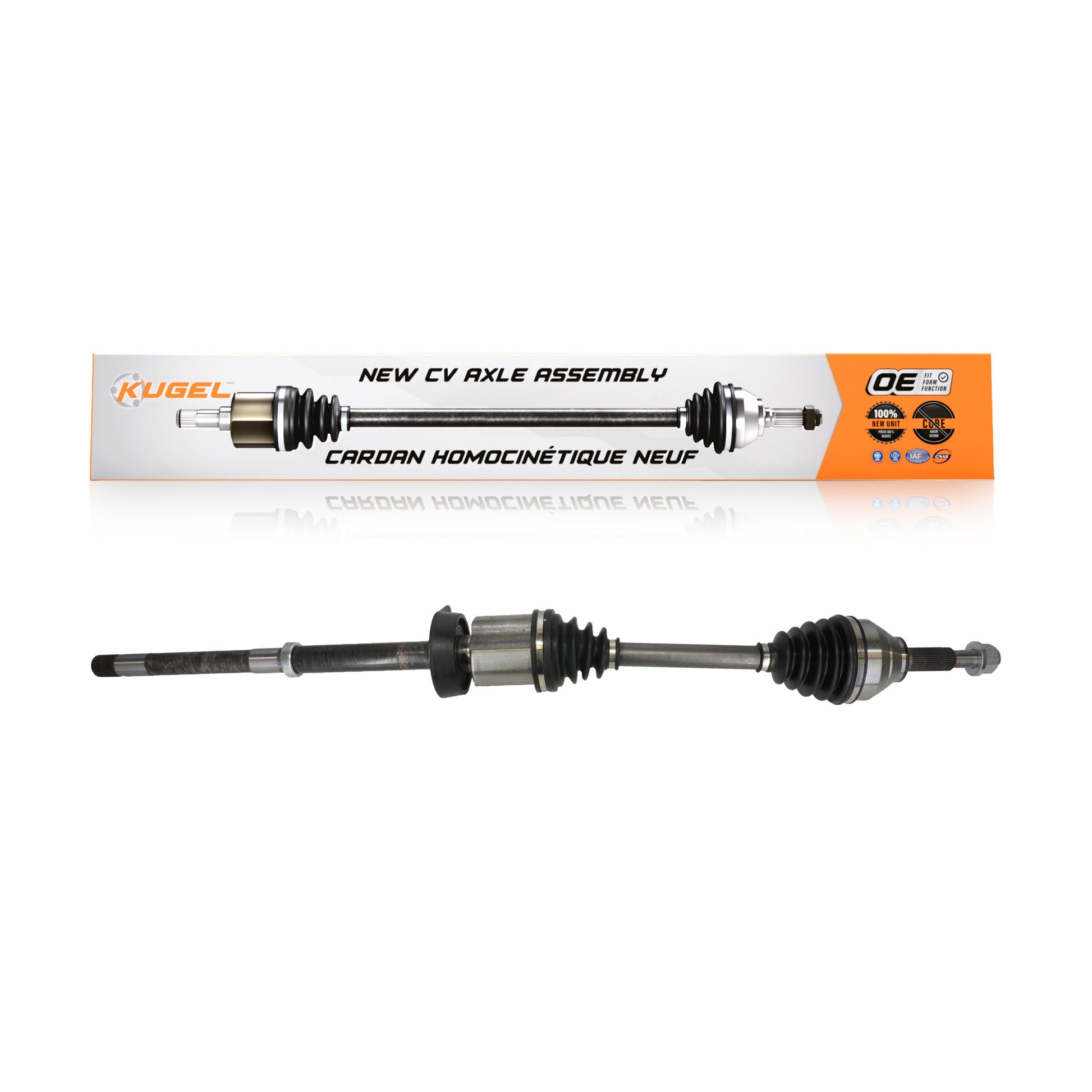 Kugel NCV-FD11074 CV Axle Shaft for 2011-2014 Ford Explorer - Front Right