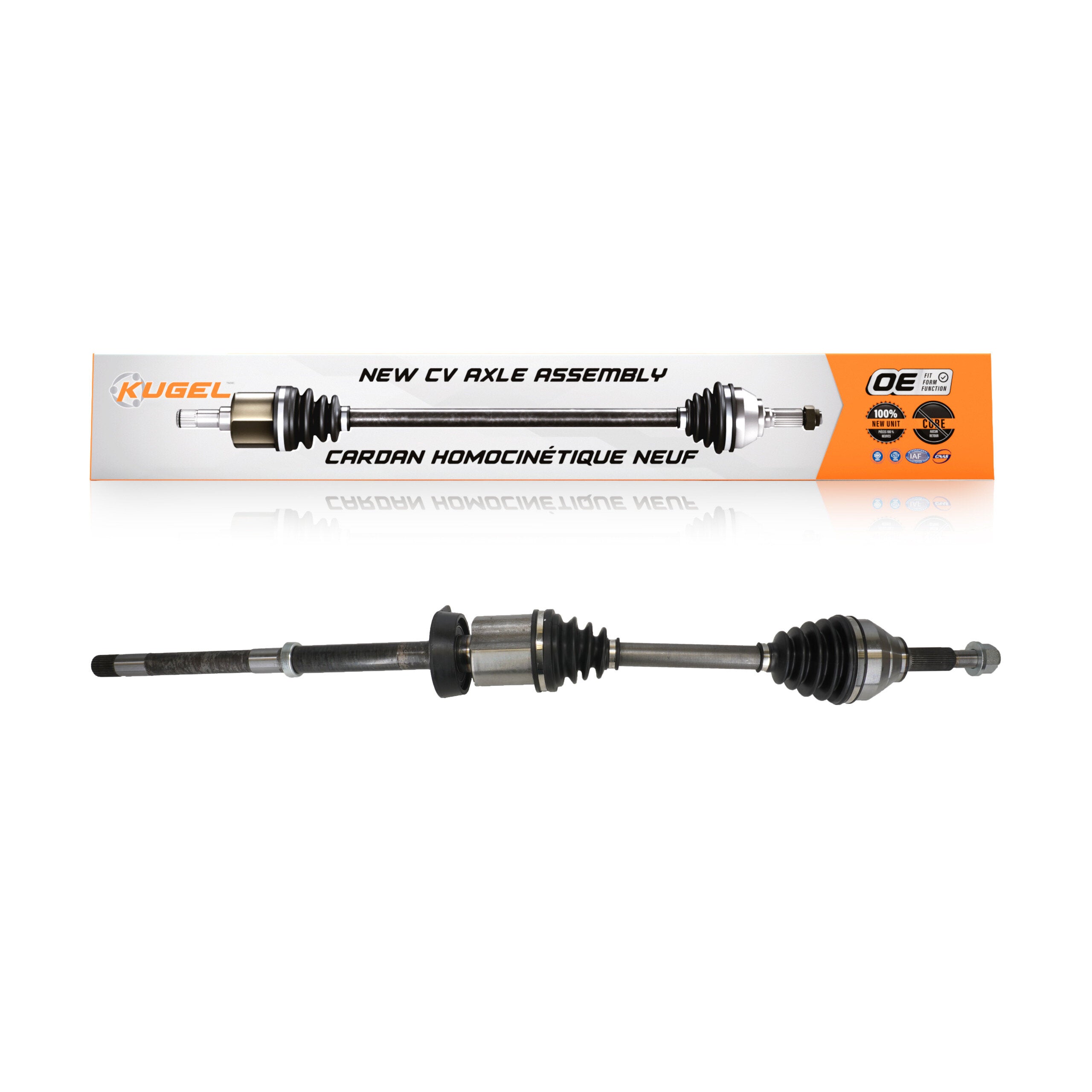 Kugel NCV-FD11074 CV Axle Shaft for 2011-2014 Ford Explorer - Front Right