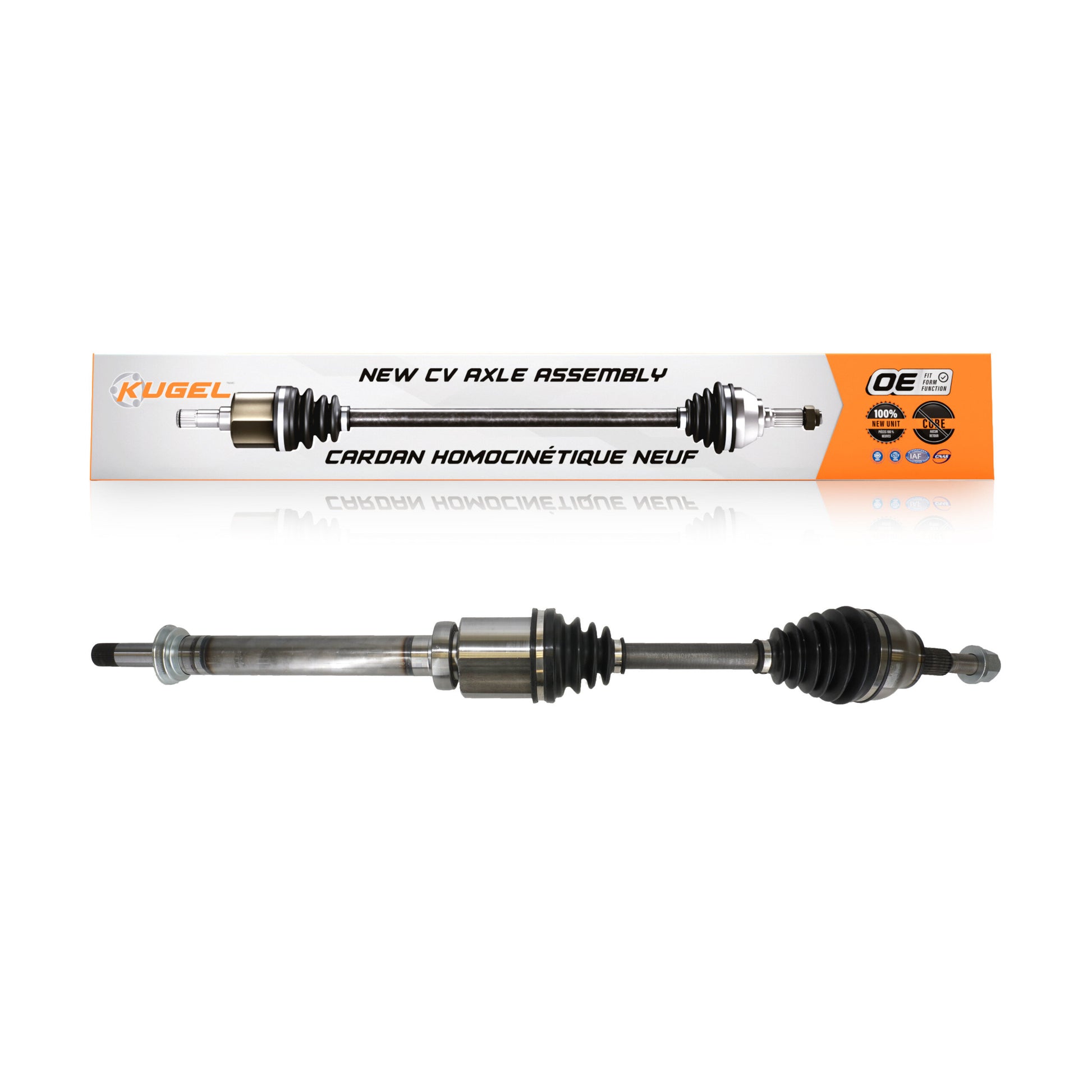 Kugel NCV-FD11090 CV Axle Shaft for 2013-2019 Ford Escape - Front Right